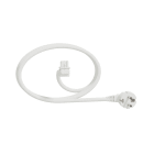 Schneider Electric - Unica System+ - cable specifique pour nourrice M - 1,5mm2 - 3m - coude - blanc