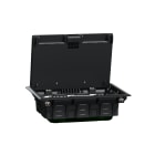 Schneider Electric - Unica System+ - Boîtier de sol L 2x2x4mod ou 8 postes - plastique - IK08 IP20