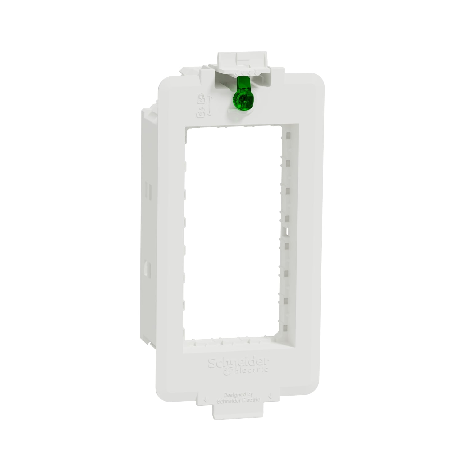 Schneider Electric - Unica System+ - Support d'appareillage pour boîtier sol M et L - 4mod - lot de 5