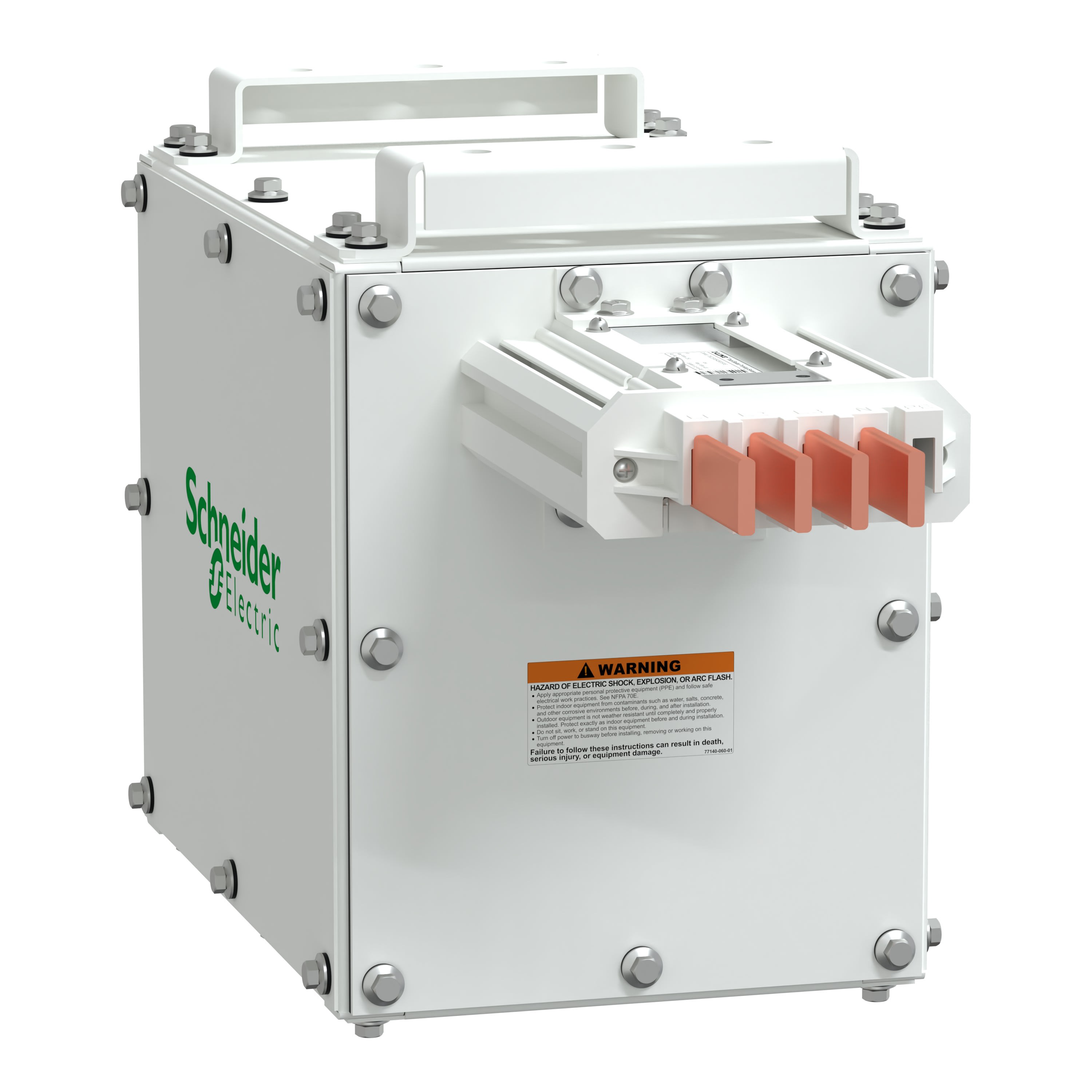 Schneider Electric - i-Line Track-Boite d'alimentation gauche-3Ph+N+PE-IP42-250A-RAL9003