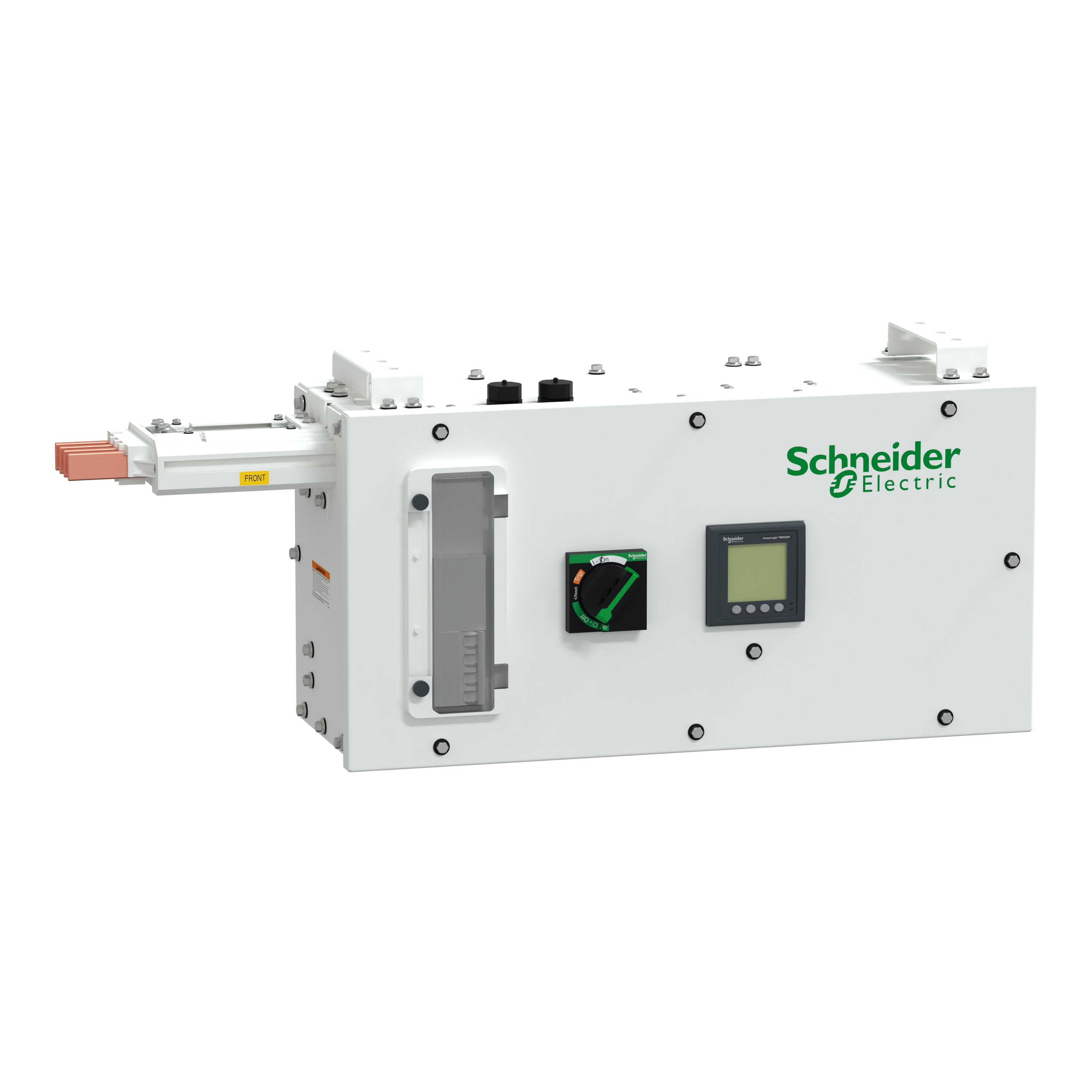 Schneider Electric - i-Line Track-Boite d'alimentation droite avec NSX-3Ph+N+PER-IP42-250A-RAL9003