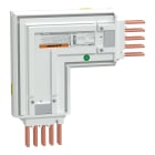 Schneider Electric - i-Line Track-Coude 250A avec neutre interne-3Ph+N+PER-IP42-250A-RAL9003