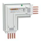 Schneider Electric - i-Line Track-Coude 400A avec neutre externe-3Ph+N+PE-IP42-400A-RAL9003