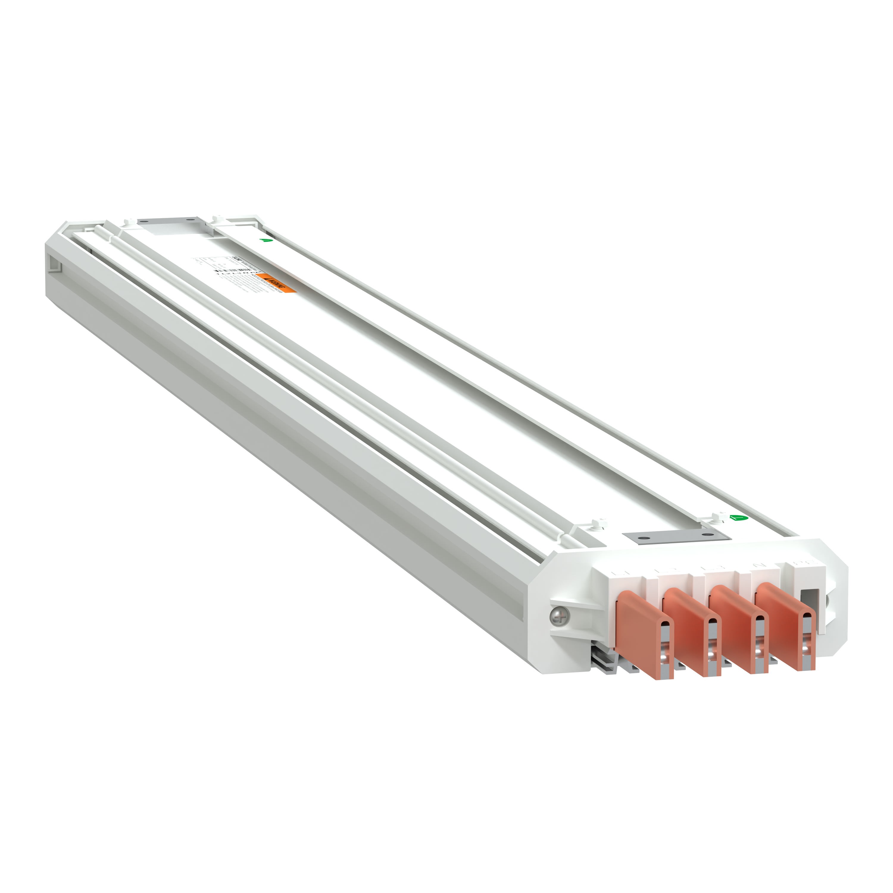 Schneider Electric - i-Line Track-élém. distrib. baies informat-3Ph+N+PE-IP42-400A-1,2m-RAL9003