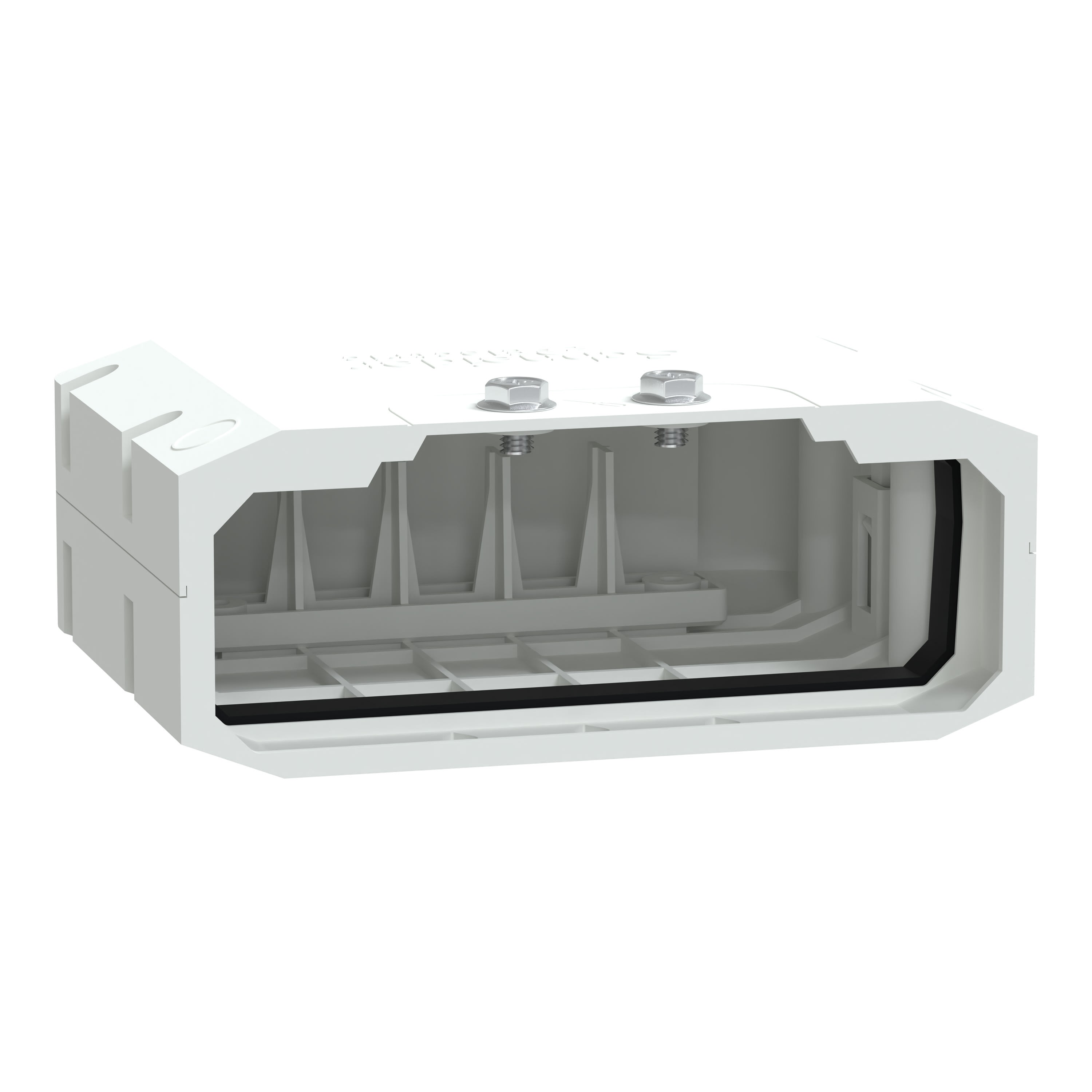 Schneider Electric - i-Line Track-Capot de fermeture à droite élément 250A & 400A-IP42-400A-RAL9003