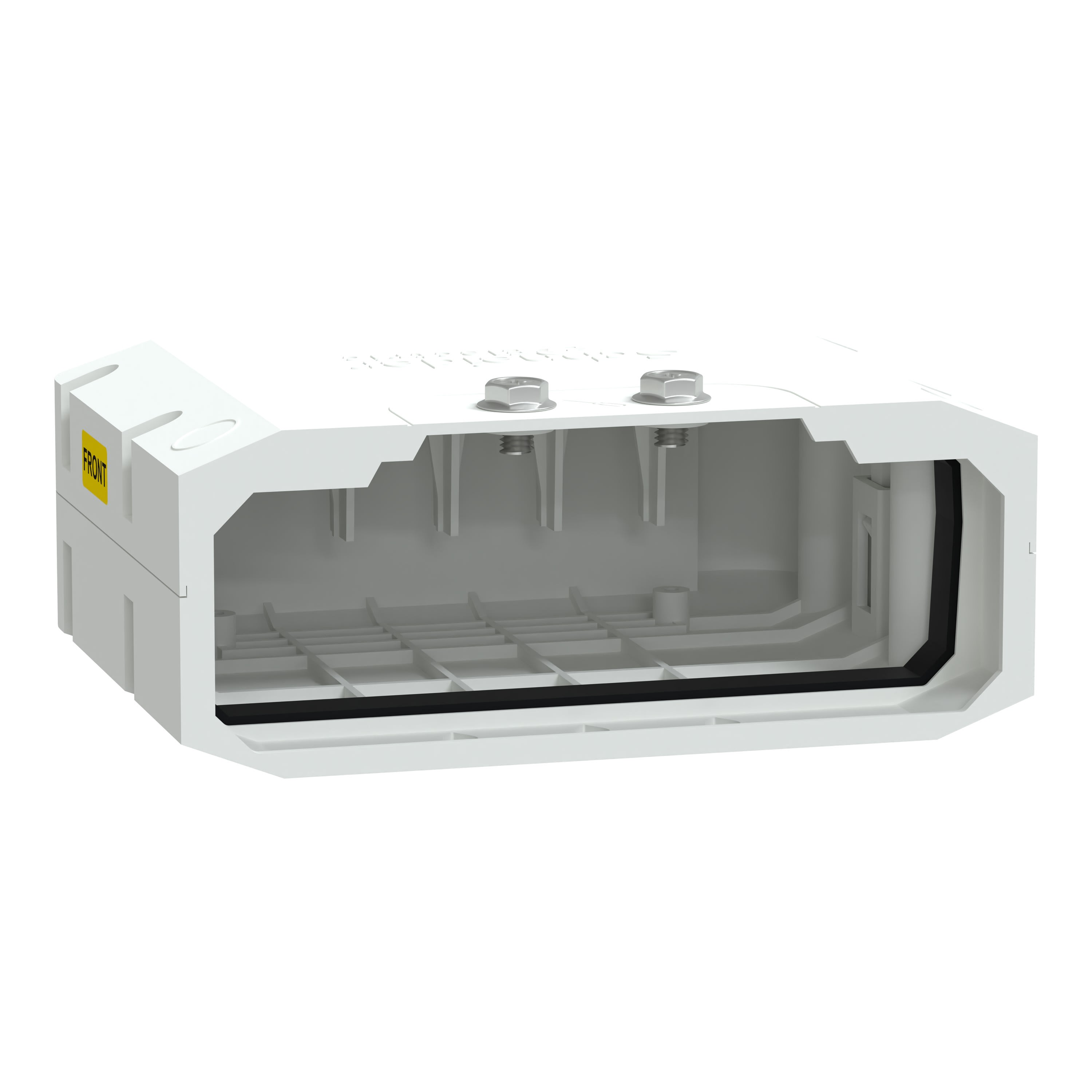 Schneider Electric - i-Line Track-Capot de fermeture à gauche élément 250A & 400A-IP42-400A-RAL9003