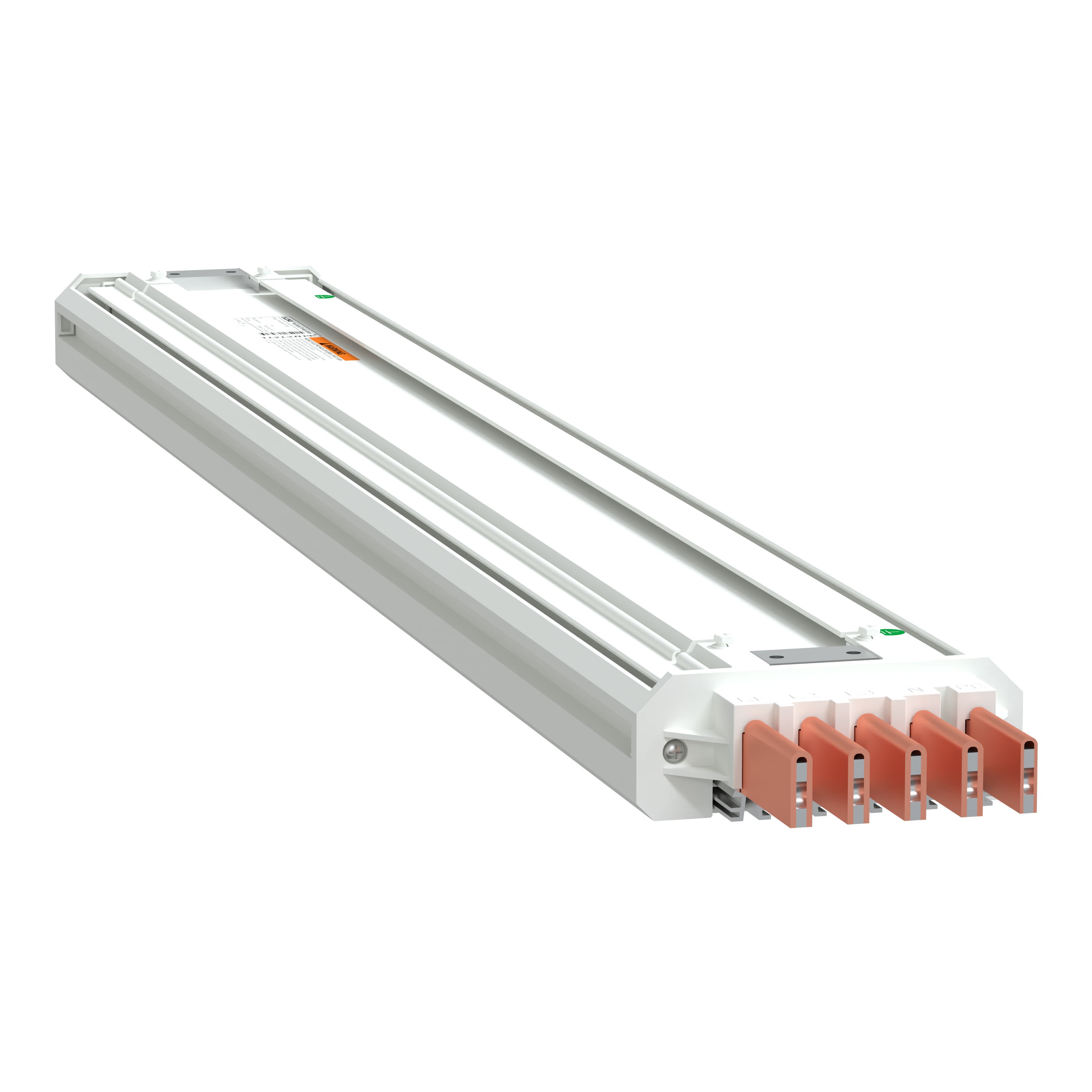 Schneider Electric - i-Line Track-élém. distrib. baies informat-3Ph+N+PER-IP42-400A-1,2m-RAL9003