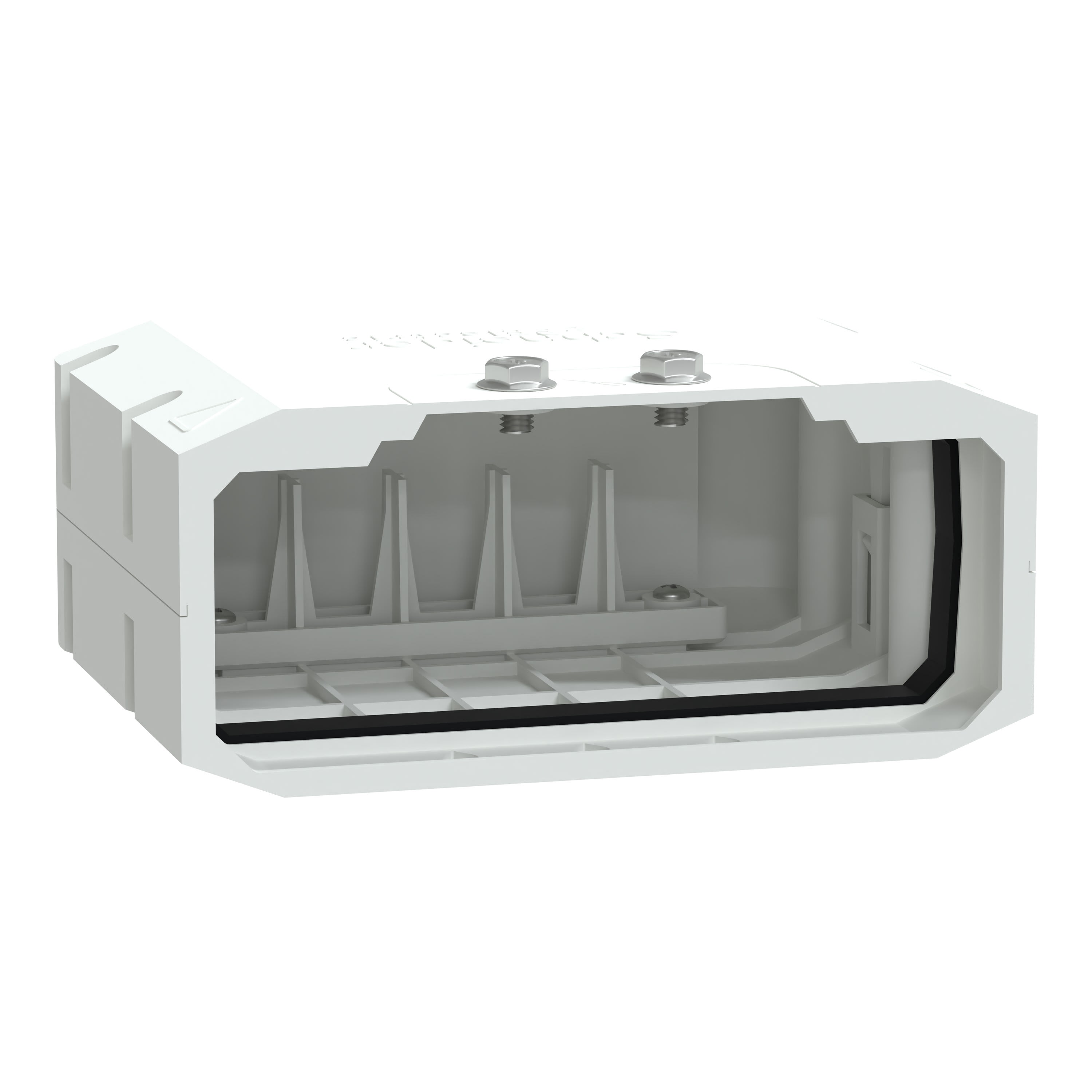 Schneider Electric - i-Line Track-Capot de fermeture à droite élément 630A-IP42-630A-RAL9003