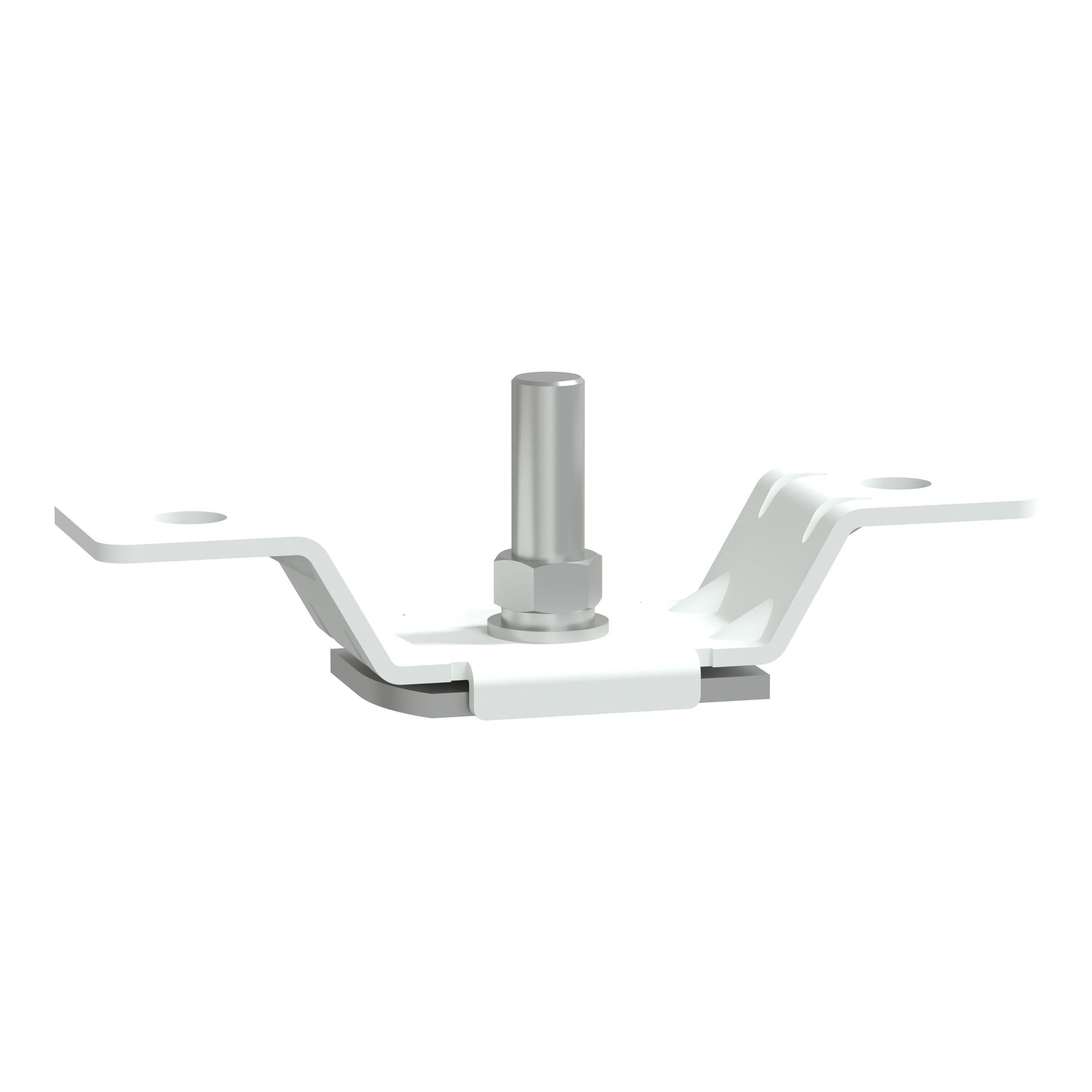 Schneider Electric - i-Line Track - Support double pour 2 vis ou 2 tiges filetées M10 - RAL9003