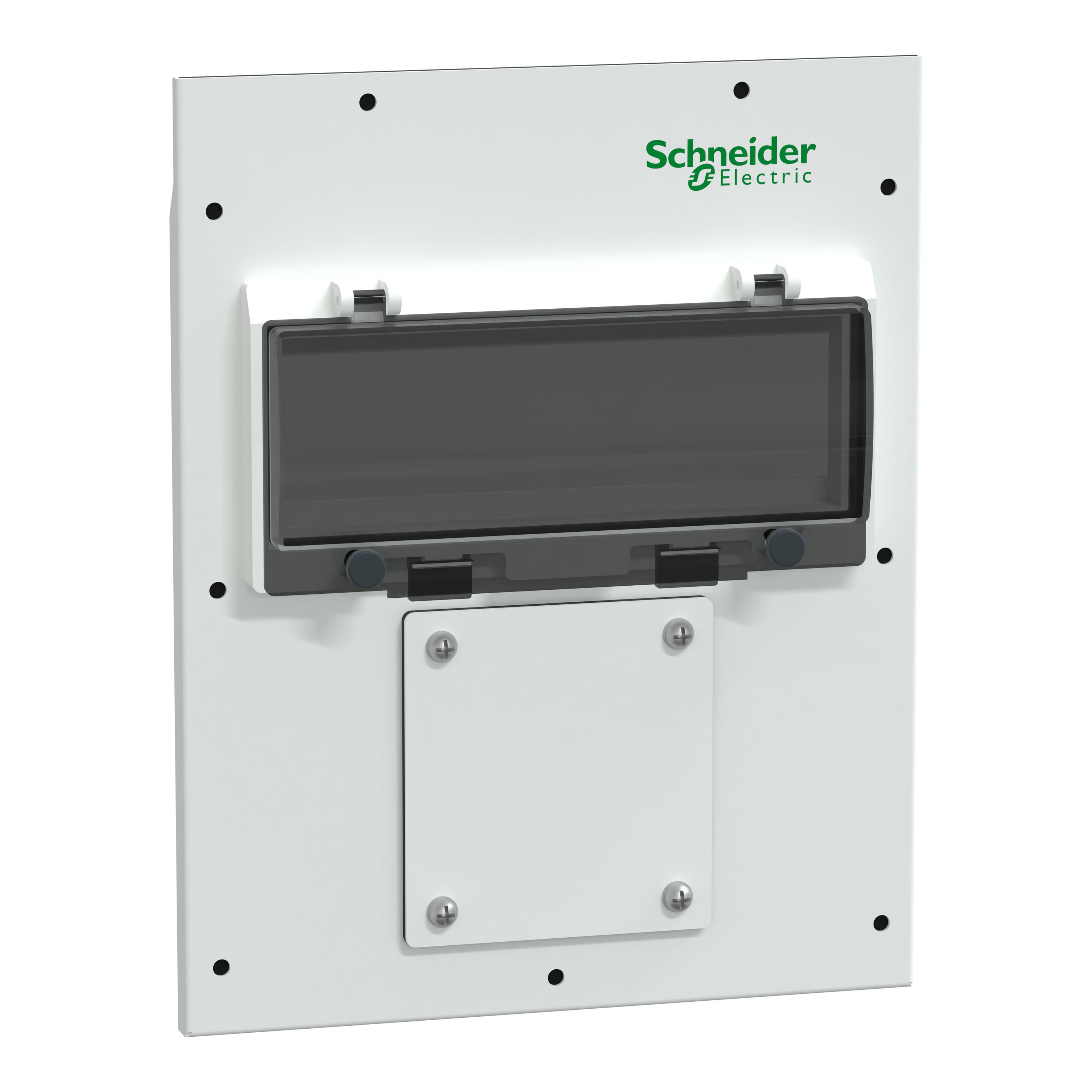 Schneider Electric - i-Line Track - Tôle face avant coffret T1 - 10M + prise 1x63A - IP42 - RAL9003
