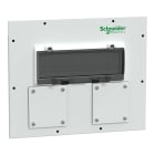 Schneider Electric - i-Line Track - Tôle face avant coffret T2 - 12M + prises 2x63A - IP42 - RAL9003