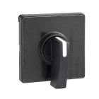 Schneider Electric - Harmony - tête de manoeuvre - 60x60mm - noir - crosse noire - marquage à graver