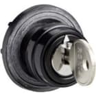 Schneider Electric - Harmony - tête de manoeuvre - 45x45mm - métallisé - àclé - marquage à graver