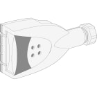 Schneider Electric - Canalis KB - connecteur dérivat. - 10A - sélection de ph L+N+PE