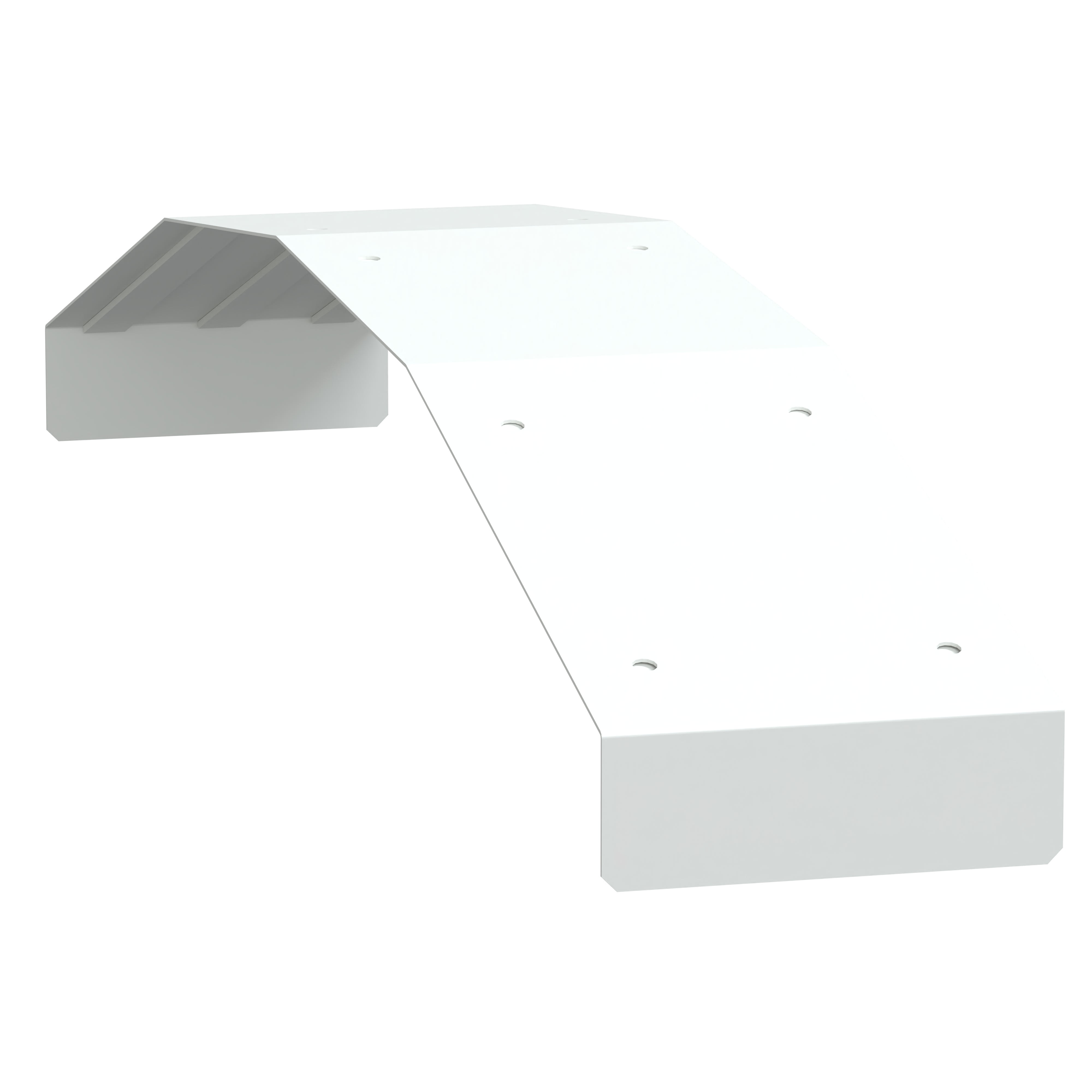 Schneider Electric - Canalis EV - Toit galbé inter-liaison - Blanc - RAL9003