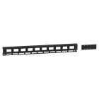 Schneider Electric - Canalis EV - Rail latéral horizontal - jeu de x2 - 2400mm - Noir - RAL9005
