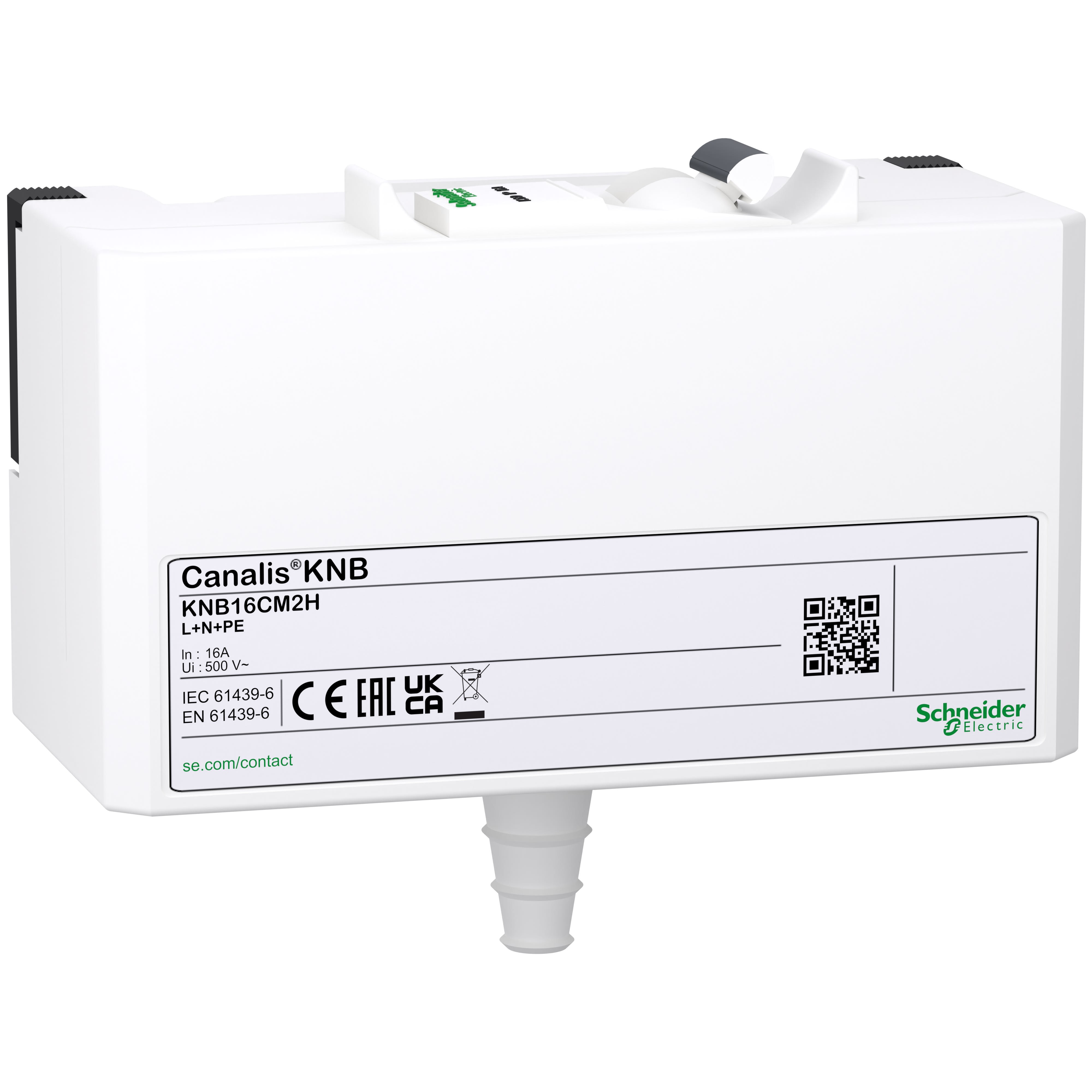 Schneider Electric - Canalis KNA & KNT - connecteur derivat. C60H - Select. Ph-16 A - 1L+N+PE - IP41