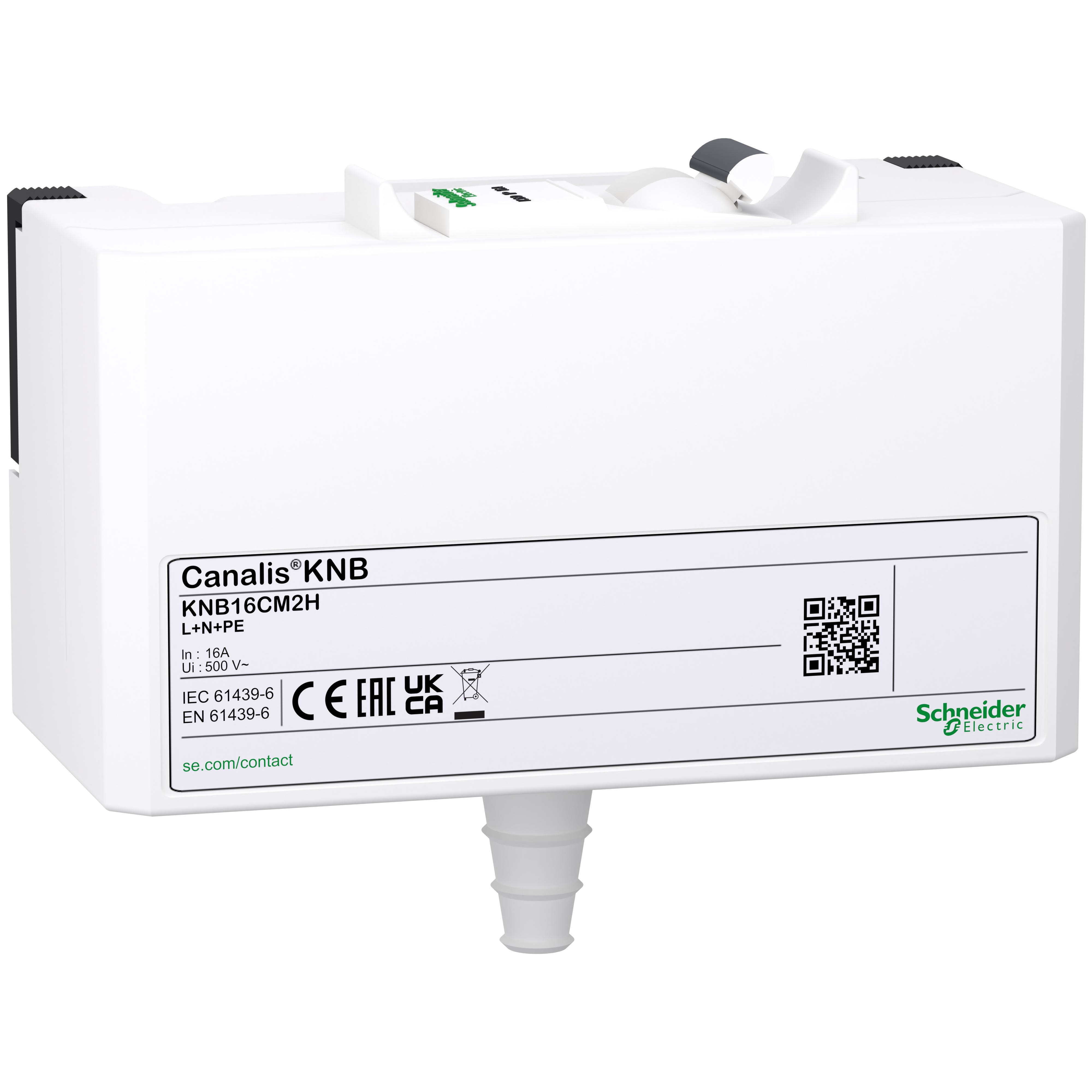 Schneider Electric - Canalis KNA & KNT - connecteur dérivat. C60H - Select. Ph-16 A - 1L+N+PE - IP41
