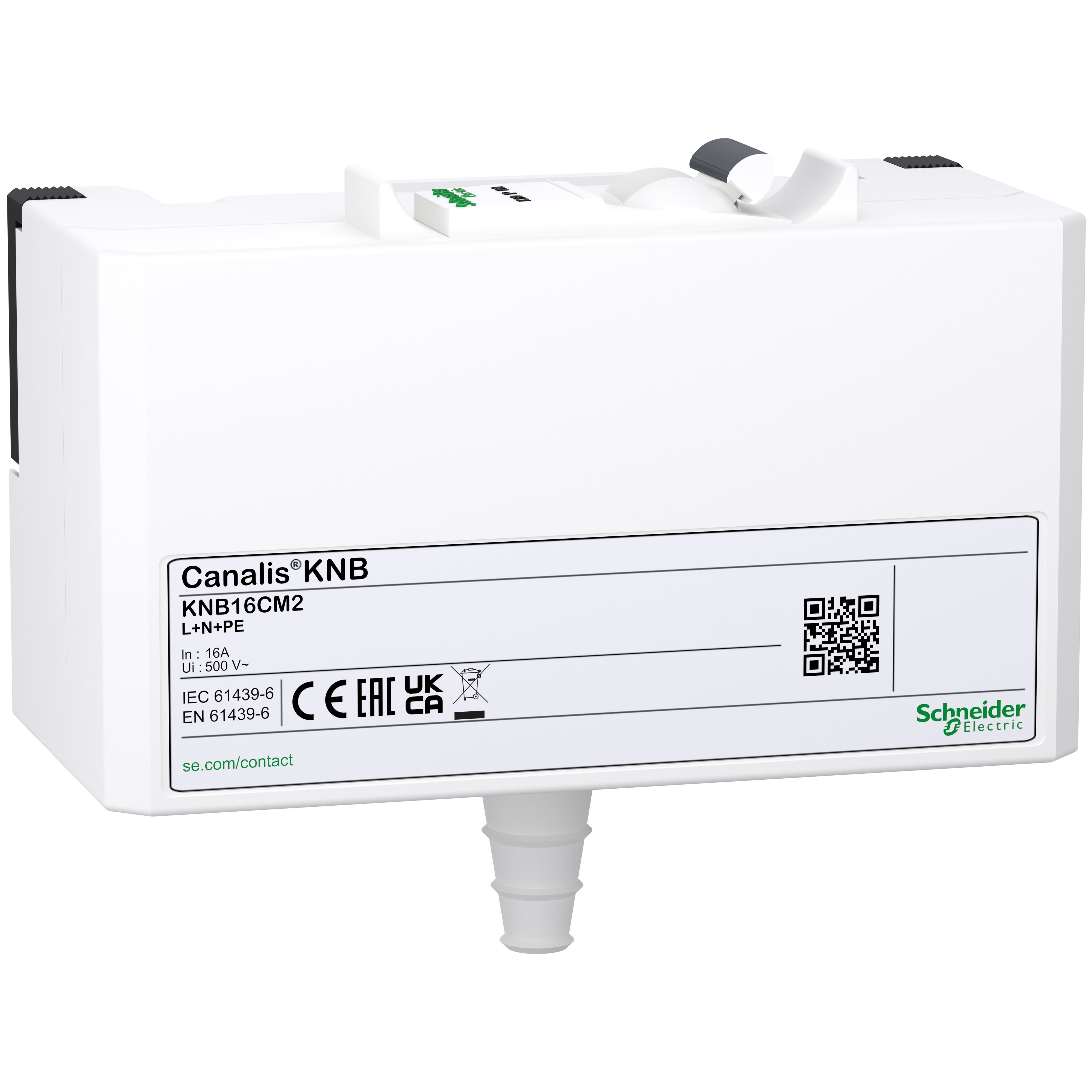 Schneider Electric - Canalis KNA & KNT - connecteur derivat. C60N - Select. Ph-16 A - 1L+N+PE - IP41