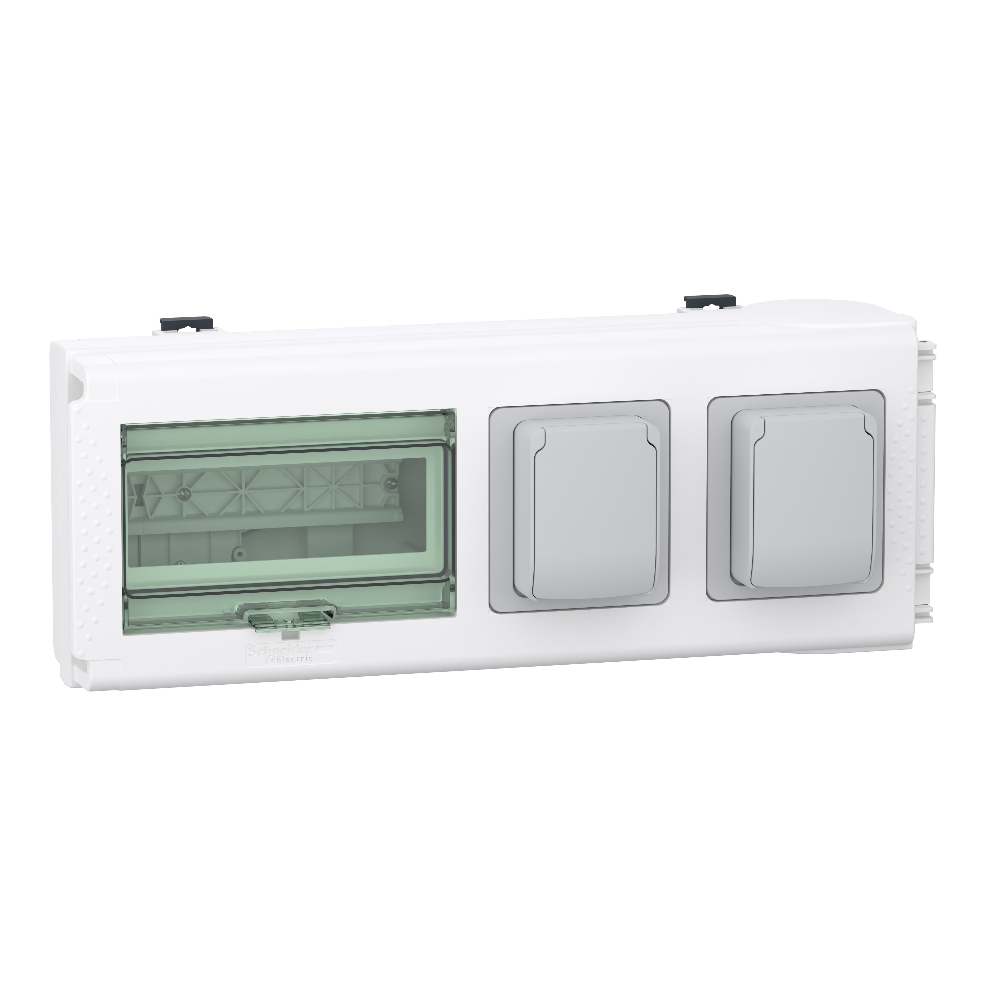 Schneider Electric - Canalis KN - connecteur de dérivation 32A - 2 prises domestiques Schuko