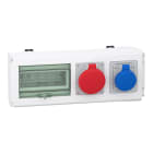 Schneider Electric - Canalis KNA - connecteur de dérivation 32A - 2 prises industrielles IEC