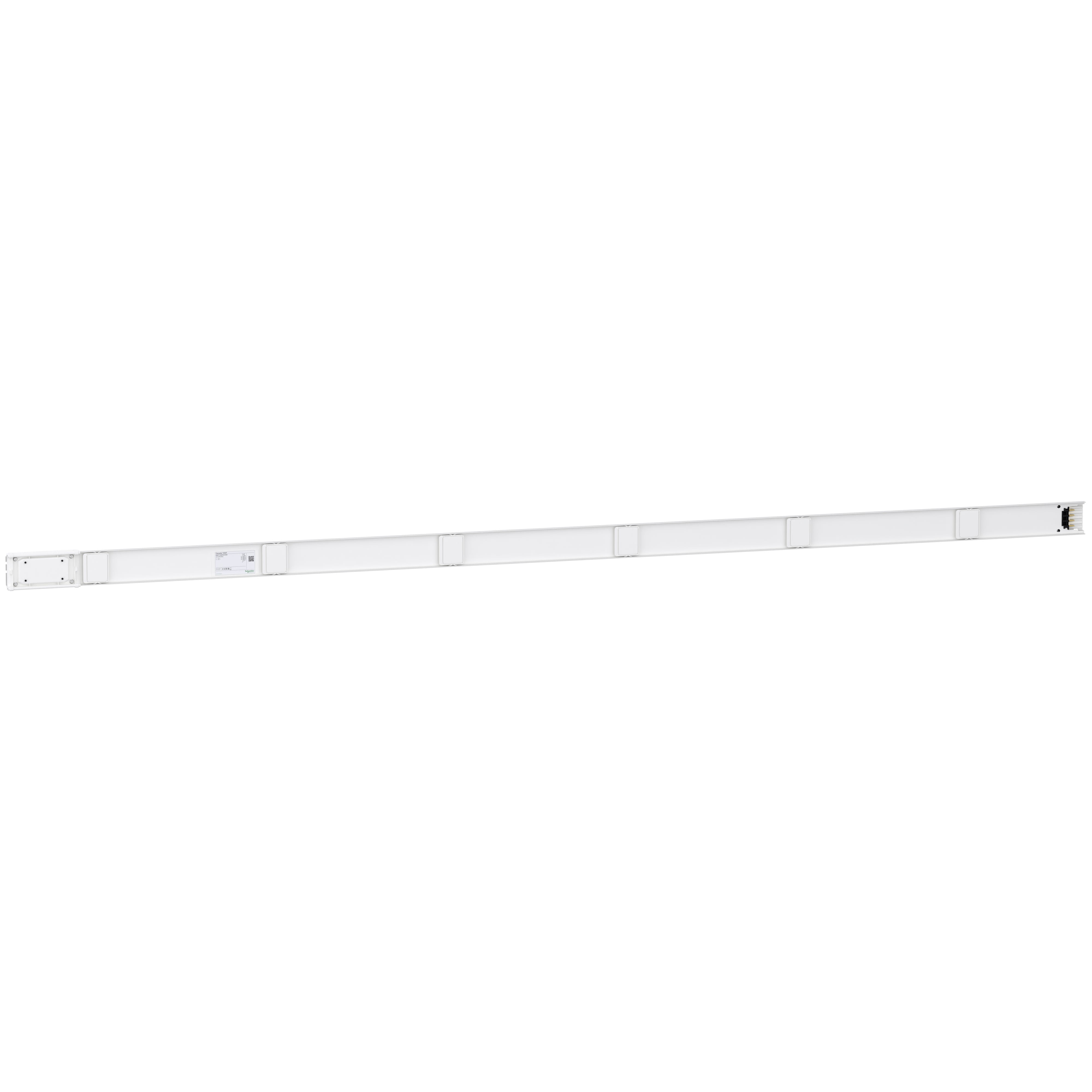 Schneider Electric - Canalis KNT - élément droit 100A - 3m blanc 6 fenêtres + bus télétransmision