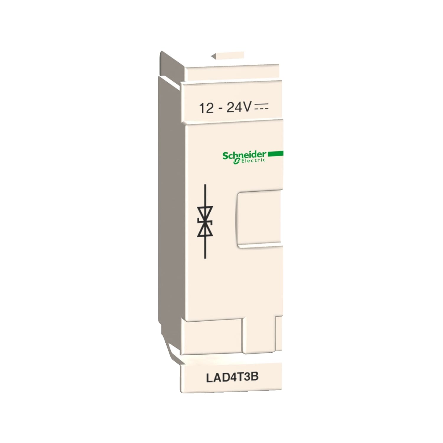 Schneider Electric - TeSys - LAD4 diode antiparasite bidirectionnelle par clips - 12V à 24V CA