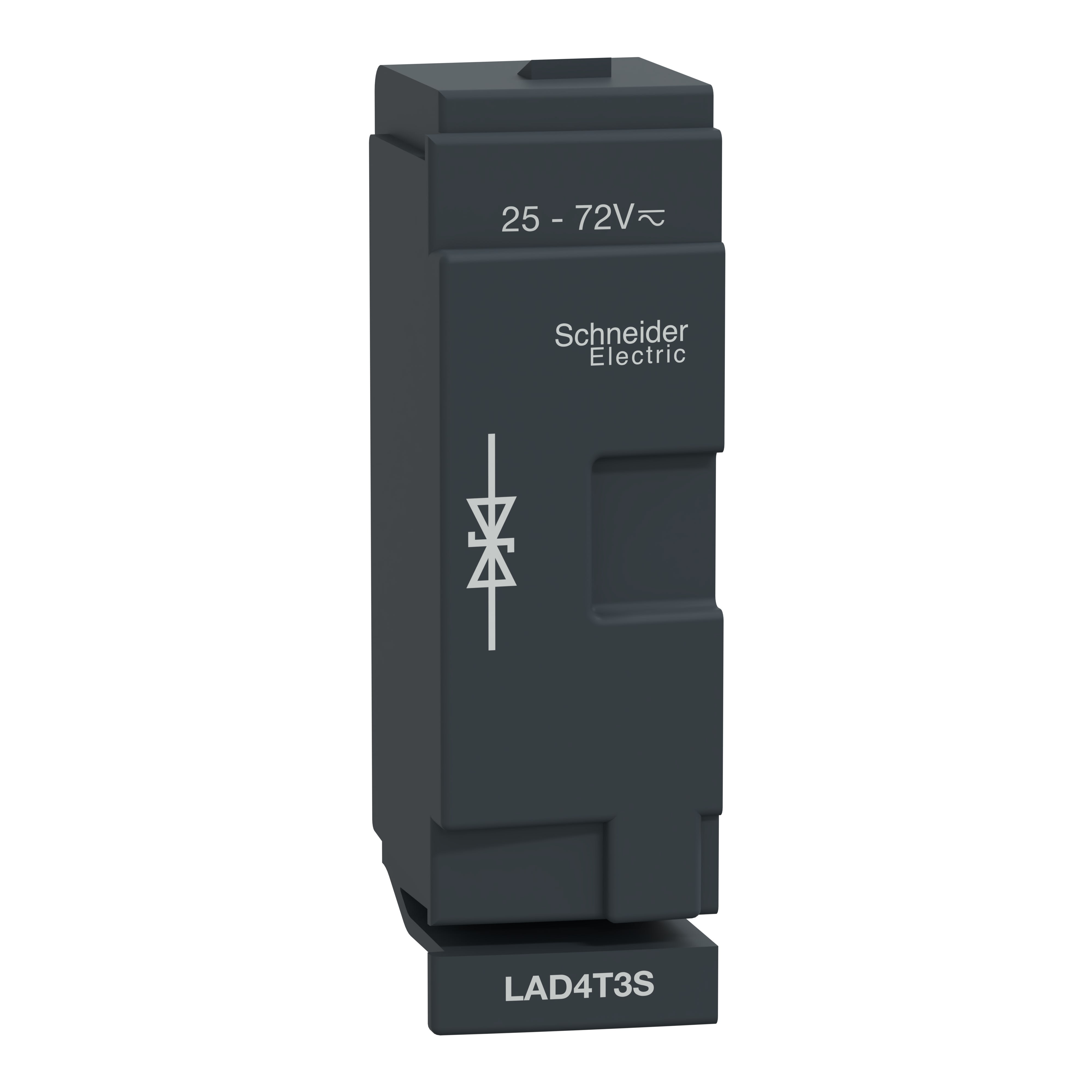 Schneider Electric - TeSys D - Antiparasite diode bidirectionnelle 25v a 72v ac dc pour d40a a d65a