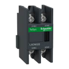 Schneider Electric - TeSys D - bloc contacts auxiliaires frontaux - 0F+2O - cosses fermees