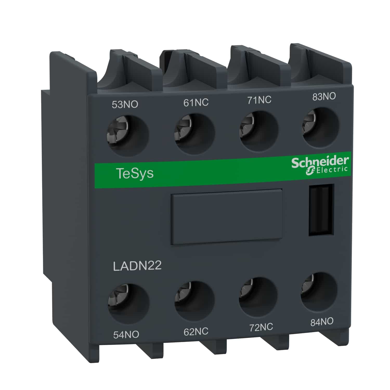 Schneider Electric - TeSys D - bloc contacts auxiliaires frontaux - 2F+2O - bornes vis-etriers