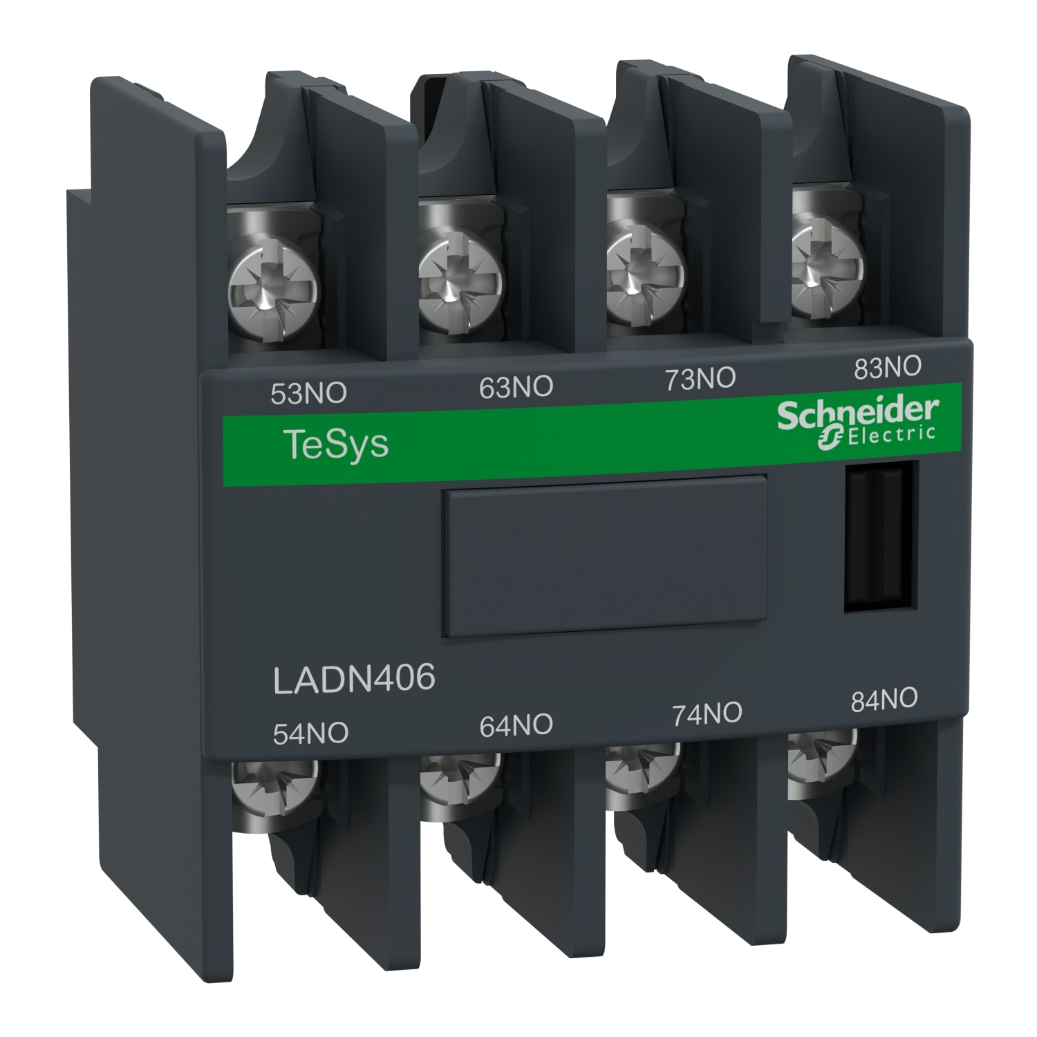 Schneider Electric - TeSys D - bloc contacts auxiliaires frontaux - 4F+0O - cosses fermees