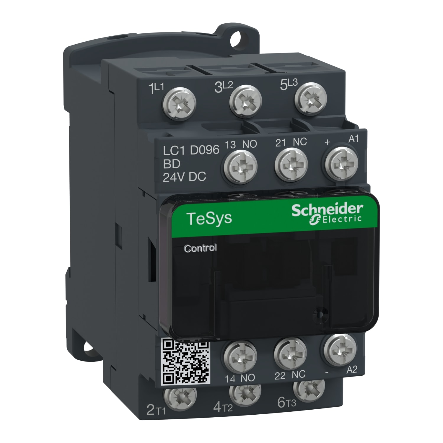 Schneider Electric - TeSys LC1D - contacteur - 3P - AC-3 440V - 9A - bobine 24Vcc