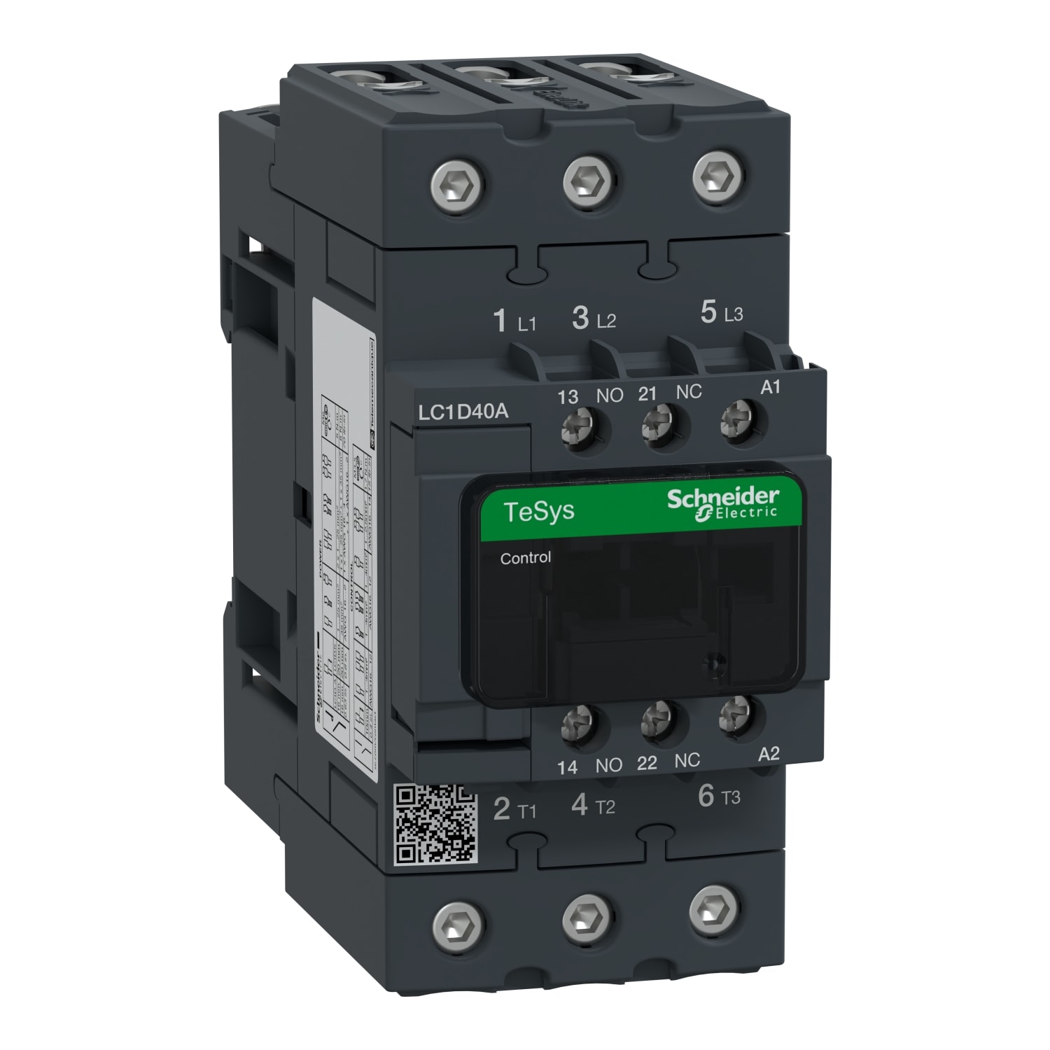 Schneider Electric - TeSys LC1D - contacteur - 3P - AC-3 440V - 40A - bobine 42Vca