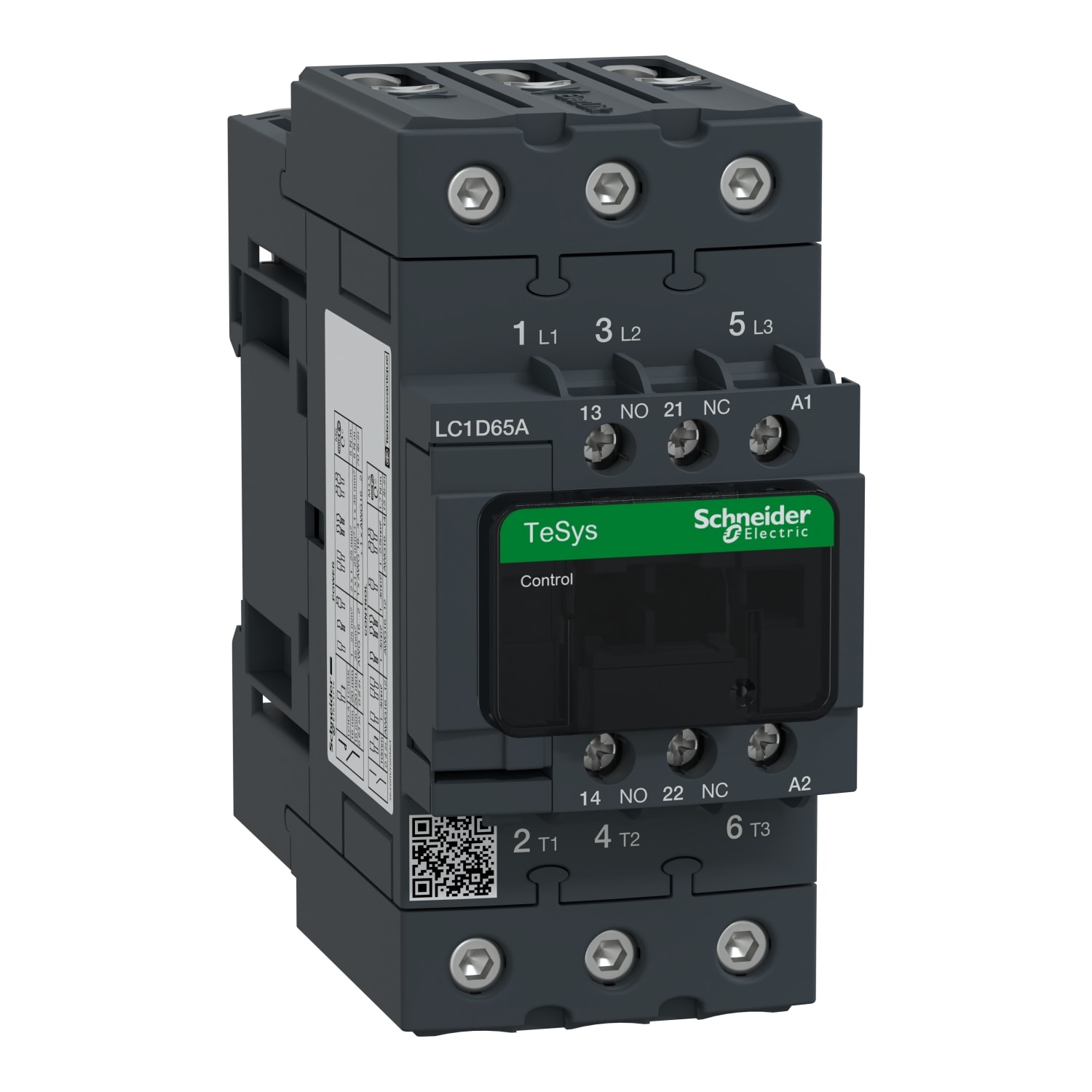 Schneider Electric - TeSys LC1D - contacteur - 3P - AC-3 440V - 65A - bobine 100Vca