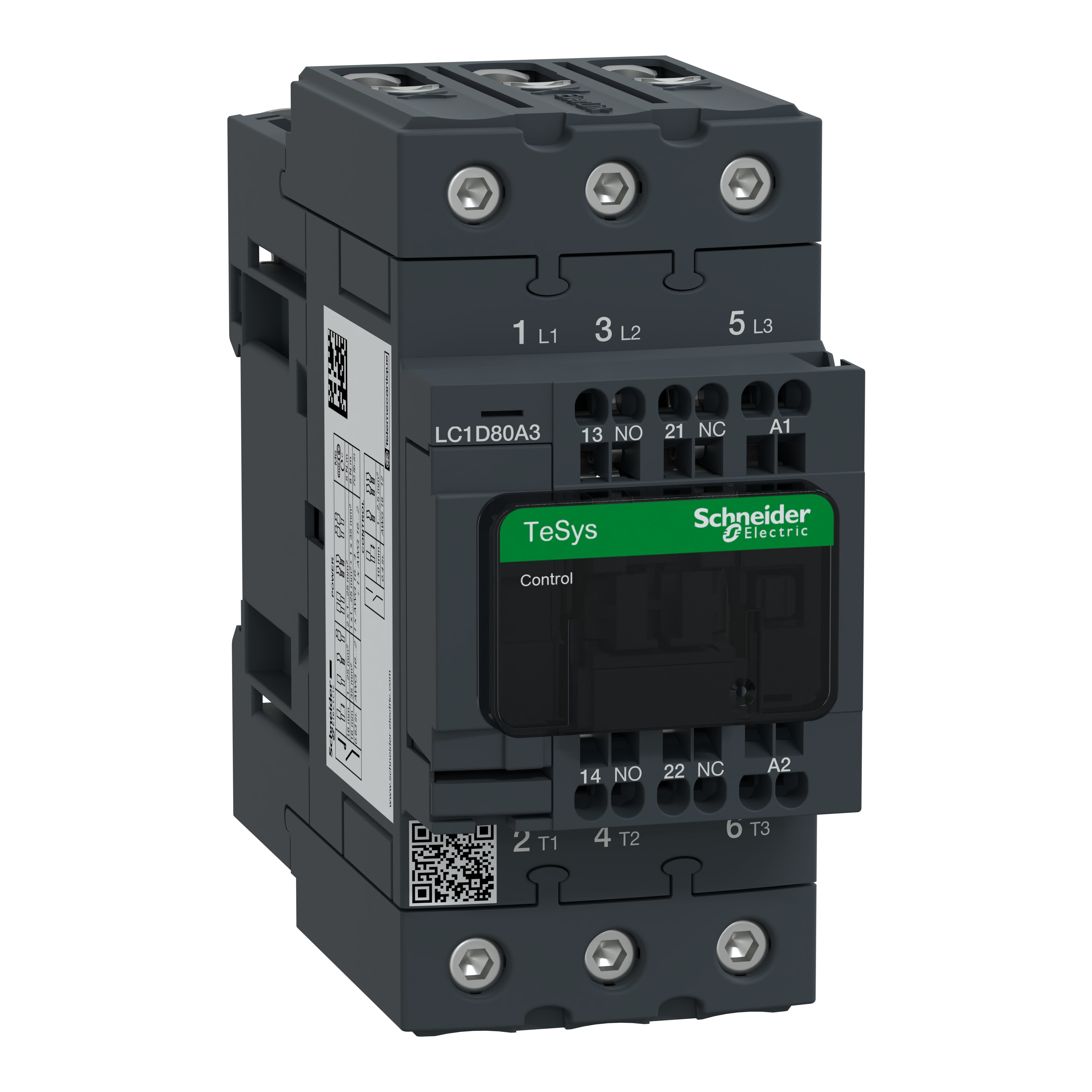 Schneider Electric - TeSys D - contacteur - 3P(3 NO) - AC3 - <= 440V 80A - 48Vca ressort