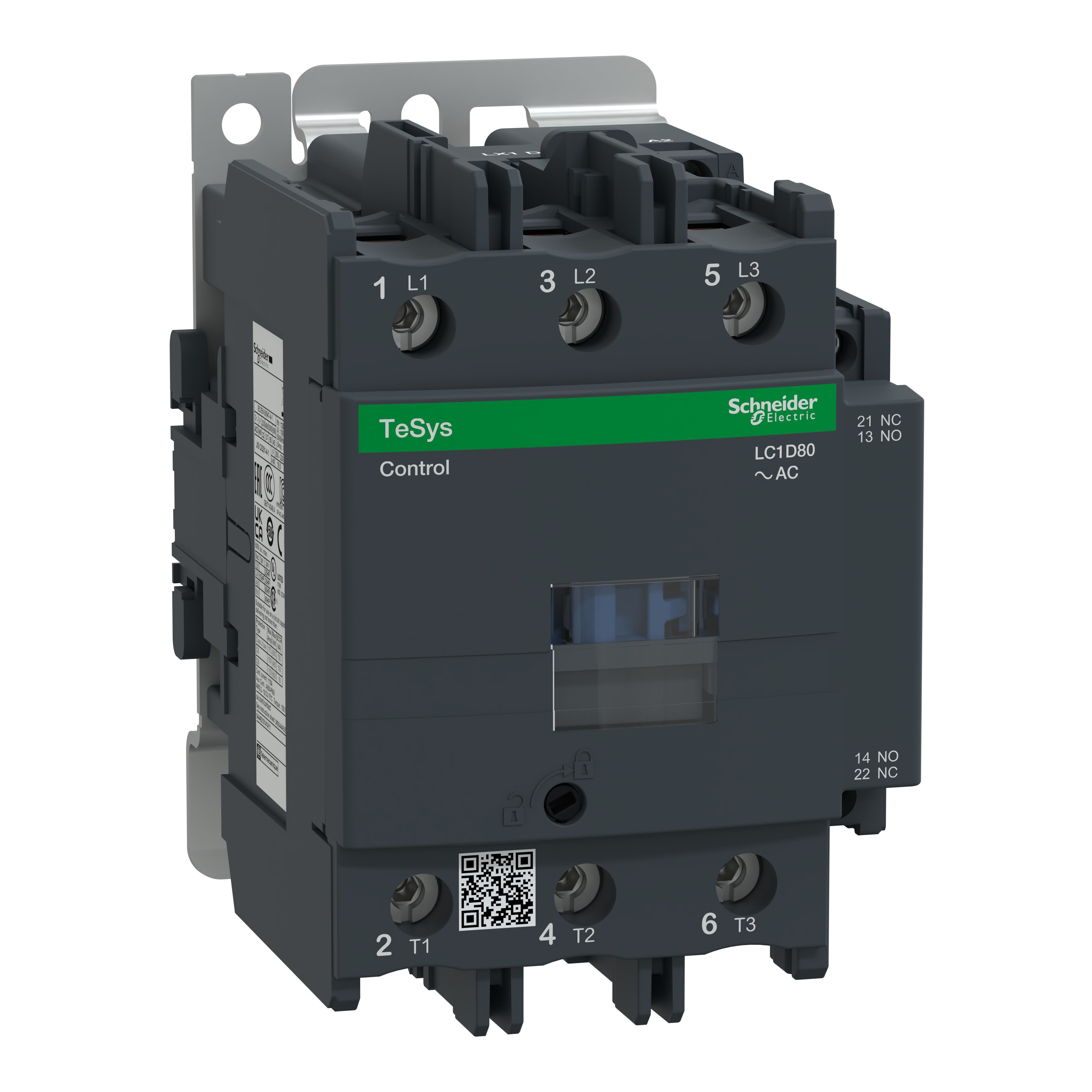 Schneider Electric - TeSys LC1D - contacteur - 3P - AC-3 440V - 80A - bobine 230Vca