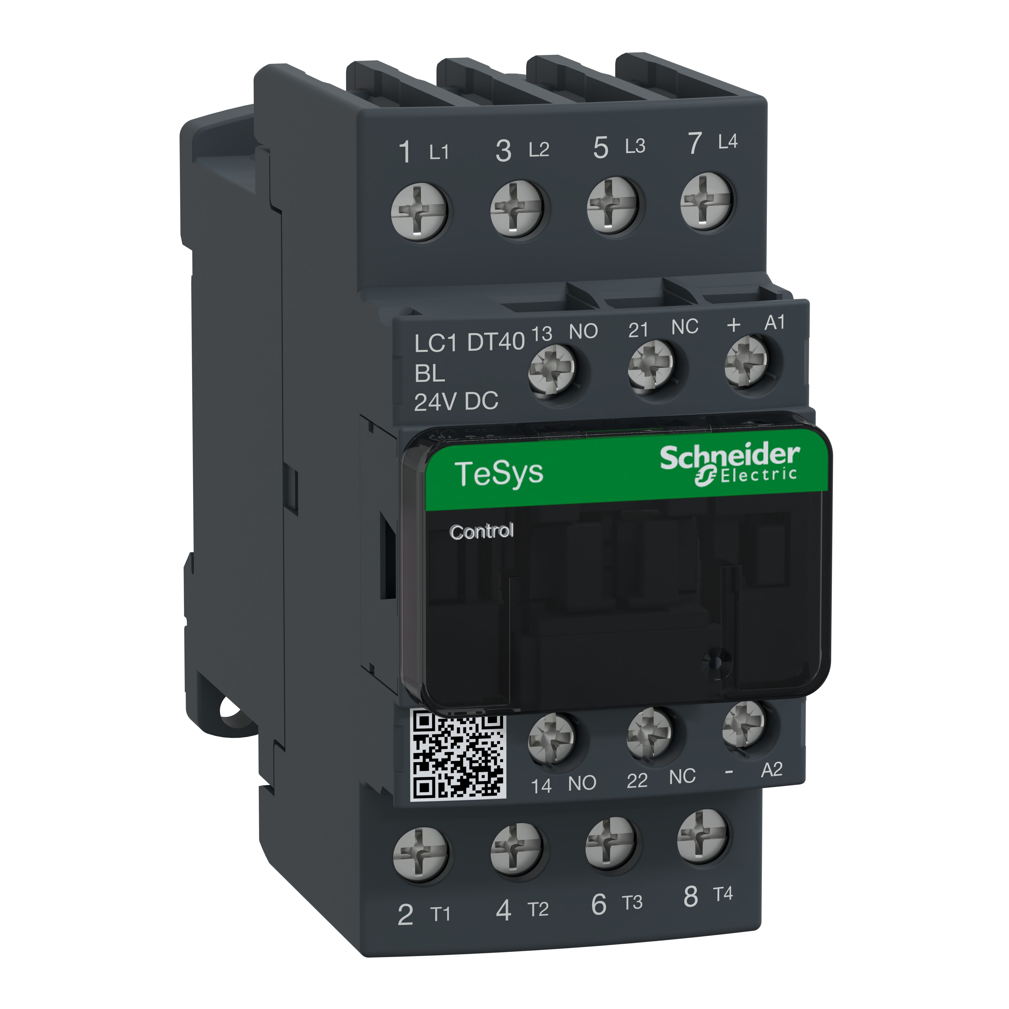 Schneider Electric - TeSys LC1D - contacteur - 4P - AC-1 440V - 40A - bobine 24Vcc