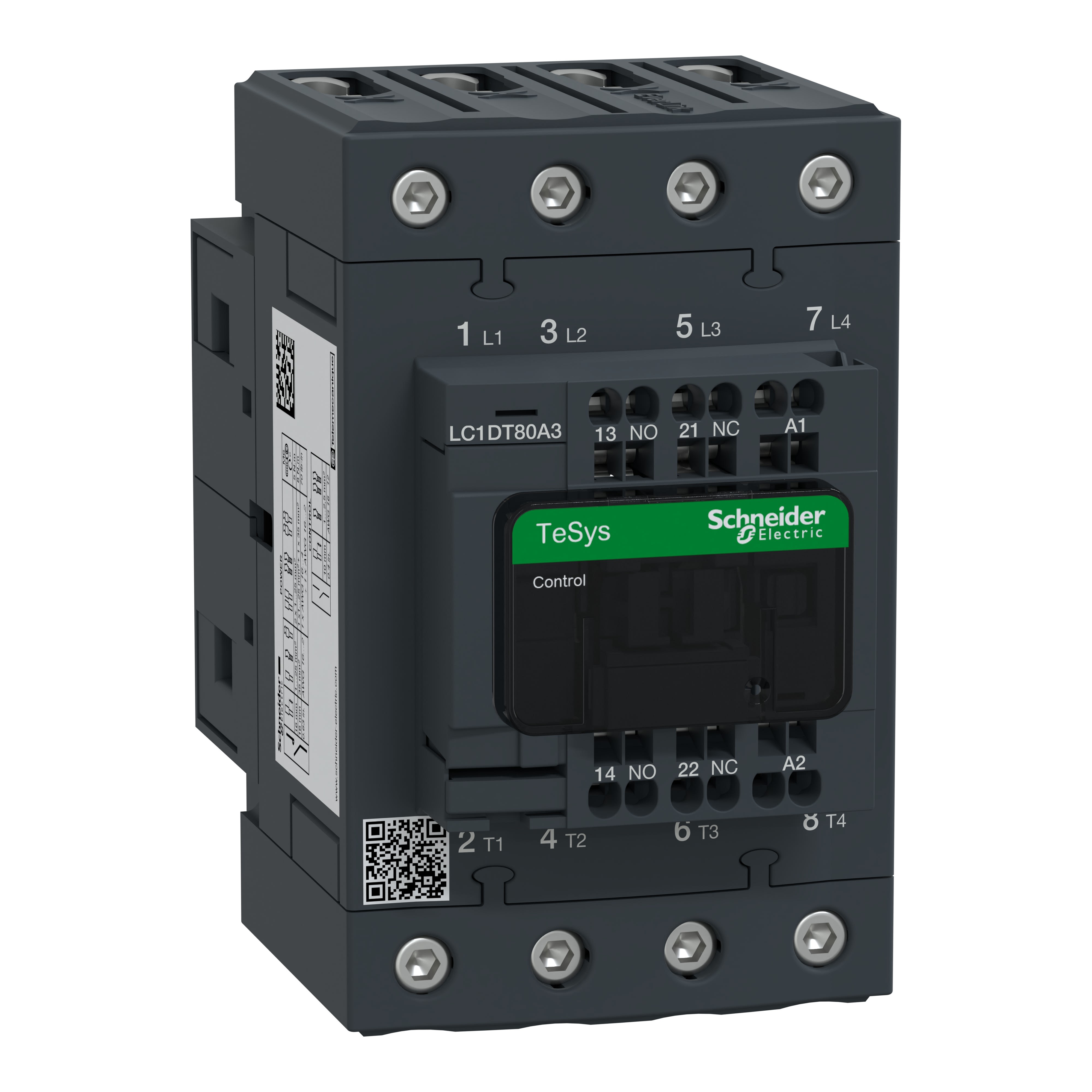 Schneider Electric - TeSys D - Cont tetra everlink 4p ac1 415v 80 a ctrl ress bob 230v ca-50/60hz