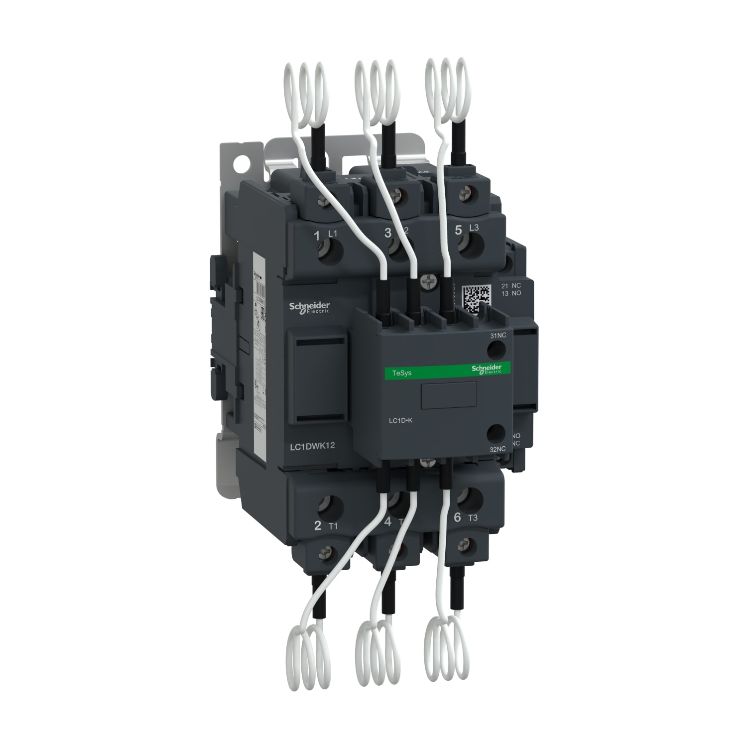 Schneider Electric - TeSys LC1DW - contacteur - 3P - 400..440V 60kVAr - bobine 220Vca