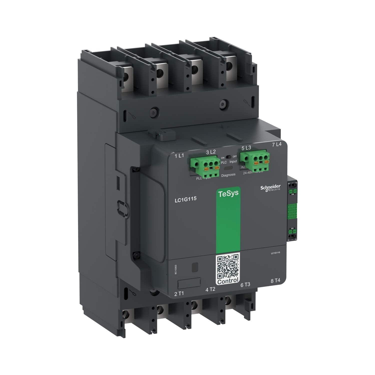 Schneider Electric - Contacteur TeSysG185 4P Advanced 24-48V ACDC