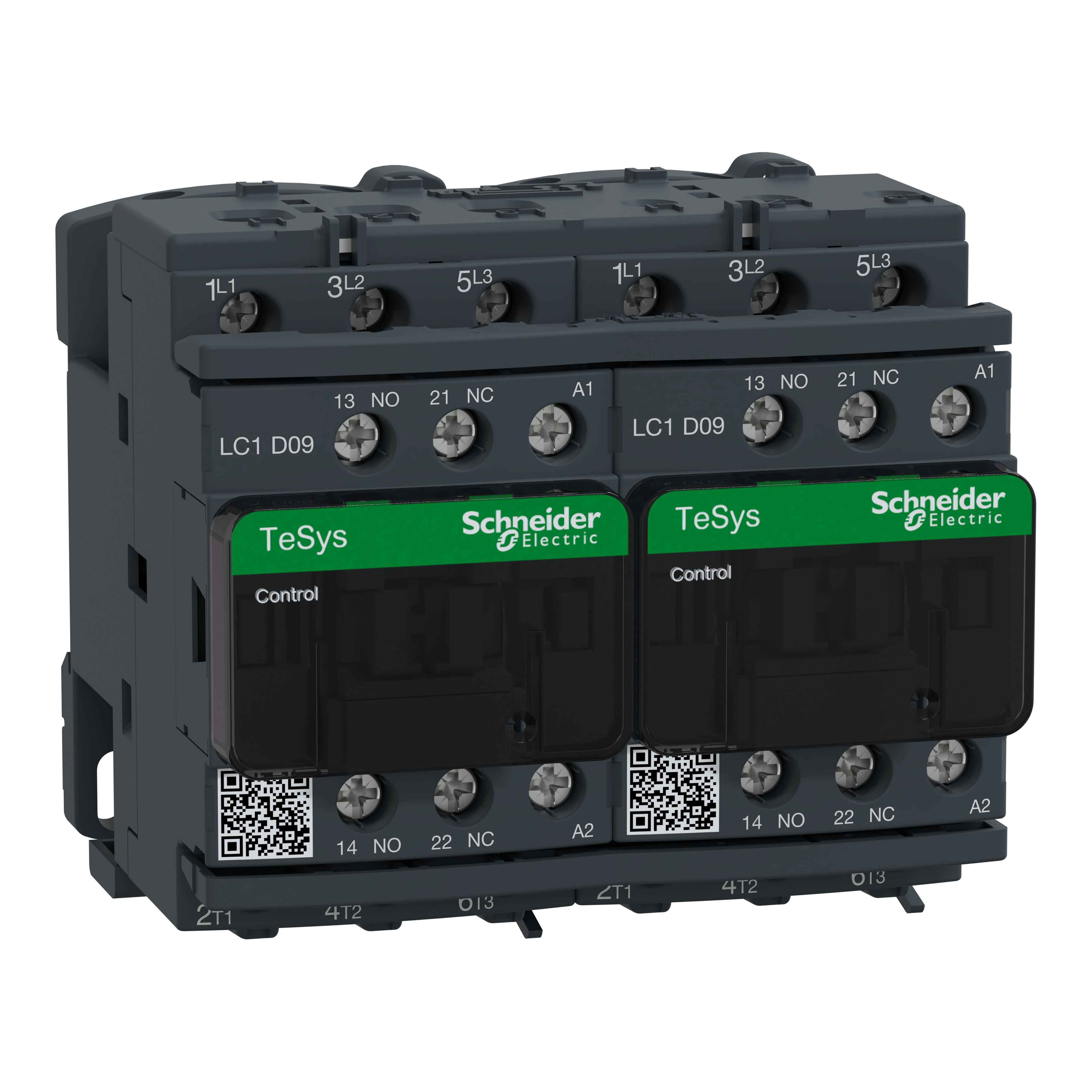Schneider Electric - TeSys LC2D - contacteur inverseur - 3P - AC-3 440V - 9A - bobine 400Vca