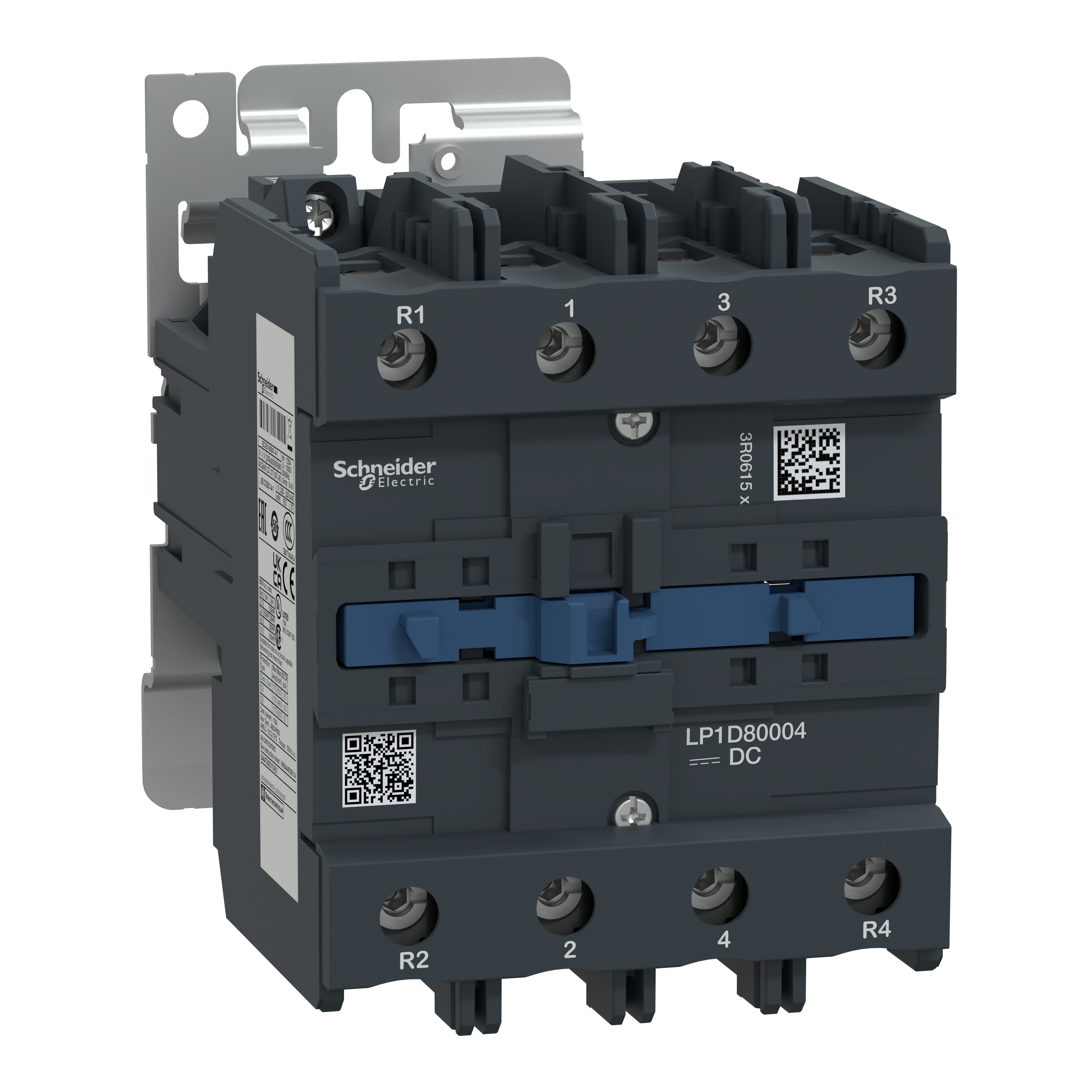 Schneider Electric - TeSys LP1D - contacteur - 4P - AC-1 440V - 125A - bobine 24Vcc - plage large
