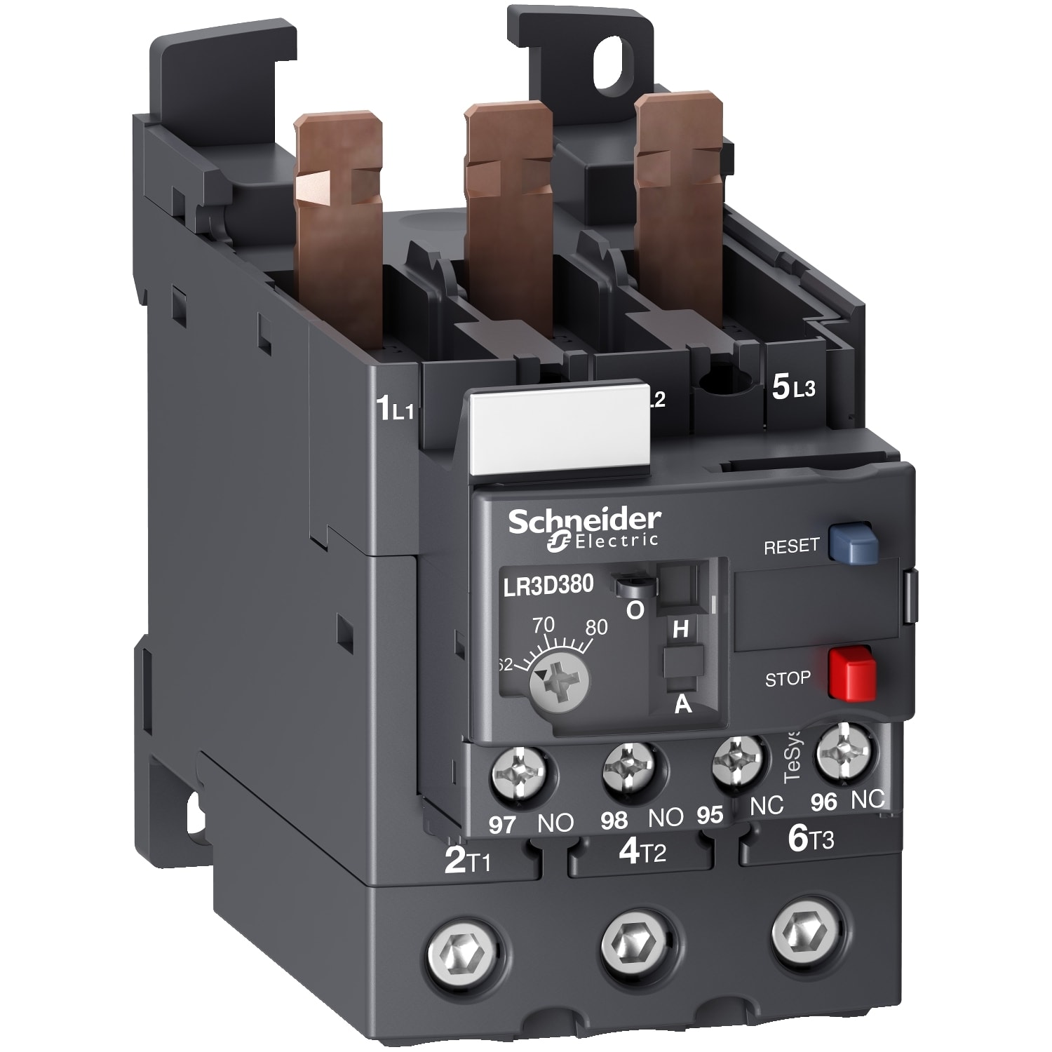 Schneider Electric - TeSys LR - relais thermique - 70-80A classe10A - non diff. - Everlink
