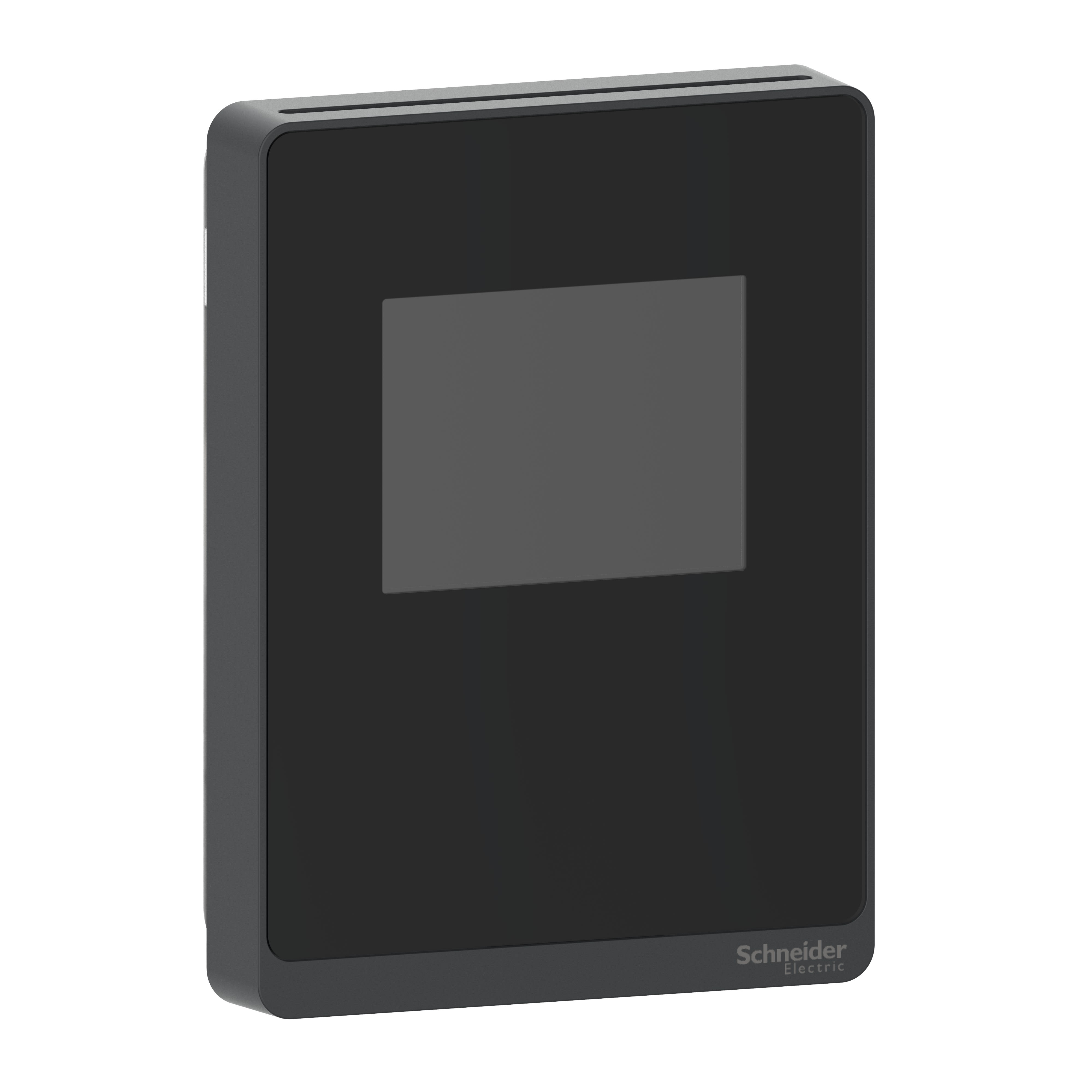 Schneider Electric - SpaceLogic - Sonde d'ambiance SLP - Ecran couleur - PM/CO2/COV/Hr/T - Optm noir