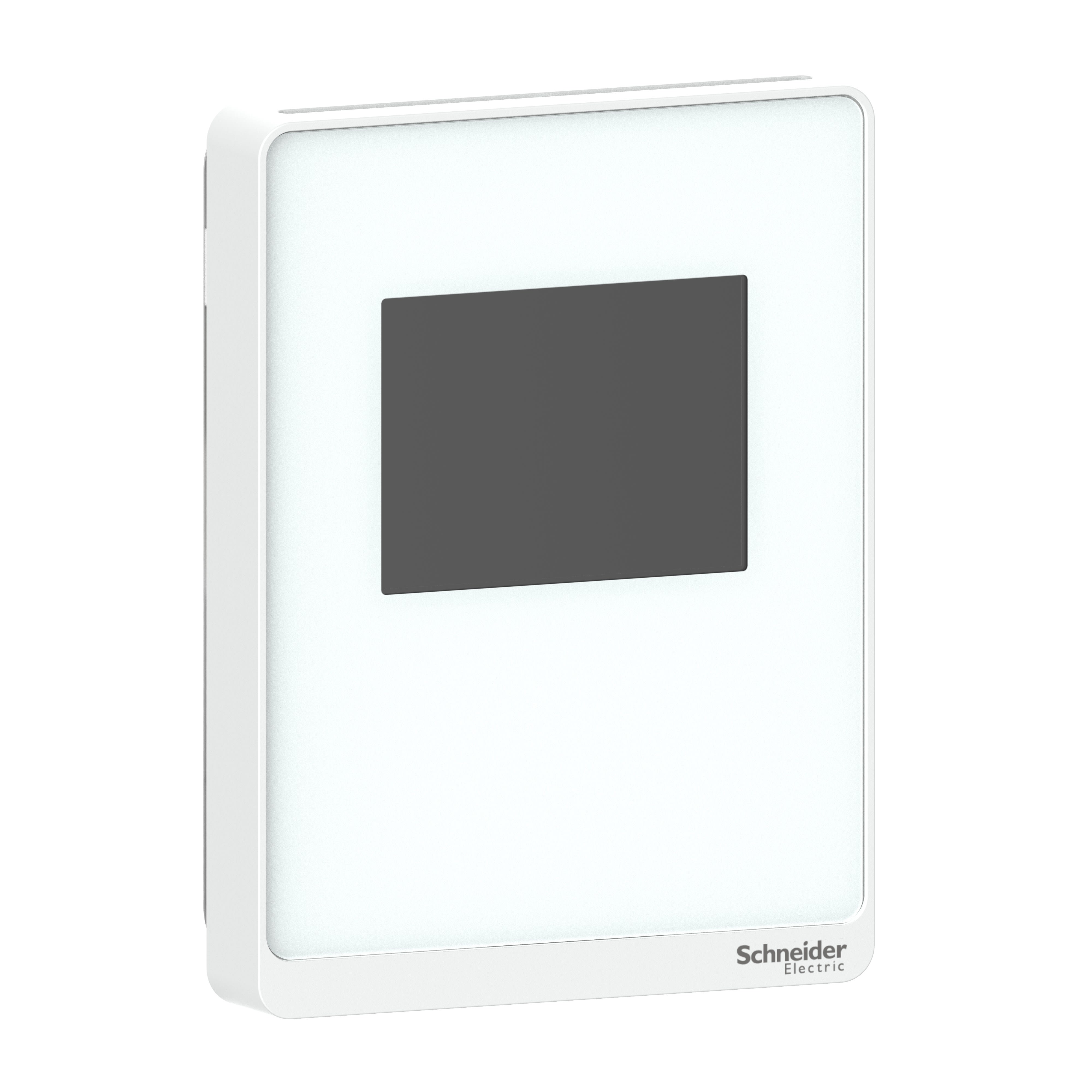 Schneider Electric - SpaceLogic - Sonde d'ambiance SLP - Ecran couleur - PM/CO2/COV/Hr/T - Optm blanc
