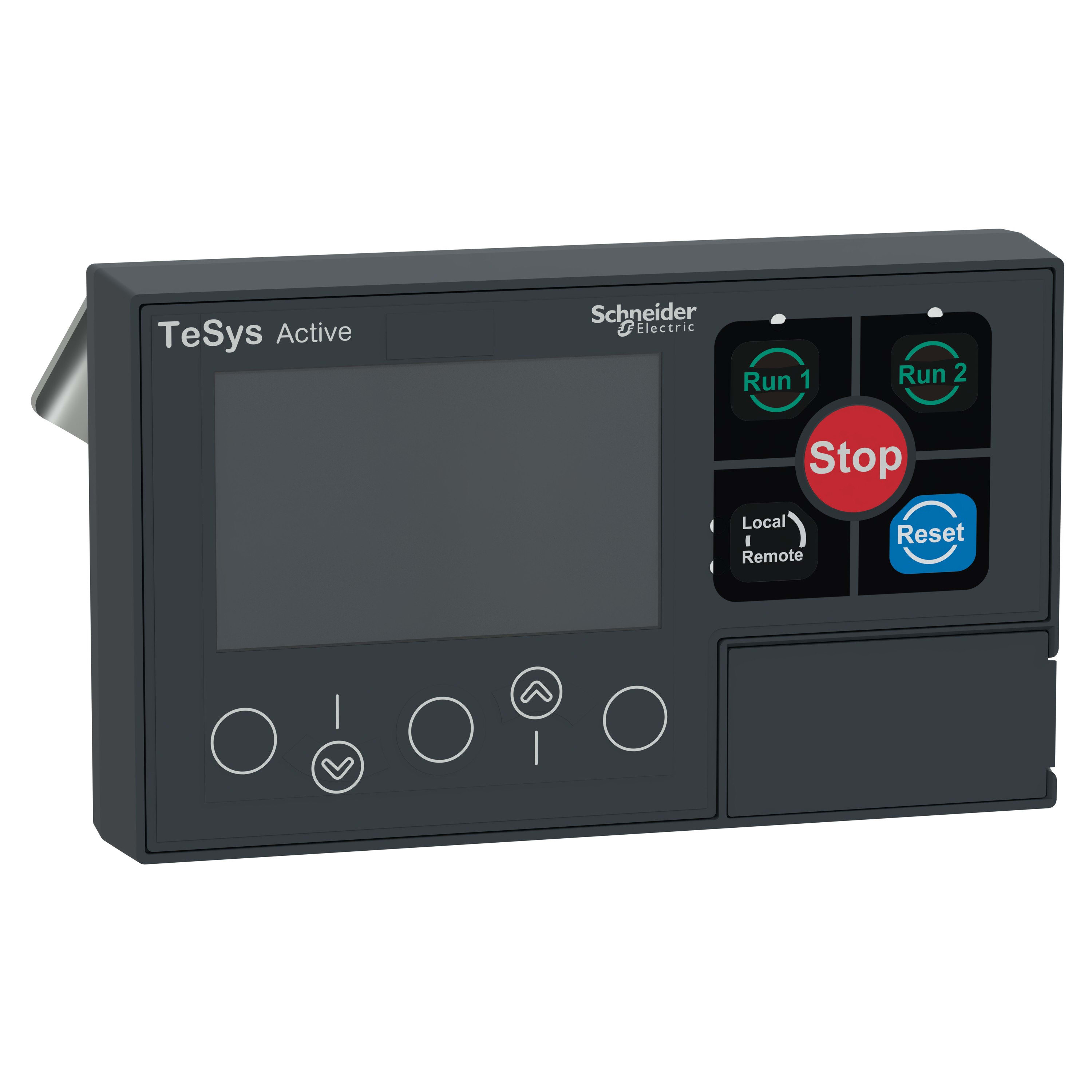 Schneider Electric - TeSys Tera, Unité de contrôle de l'opérateur, encastrable, LCD rétroéclairé