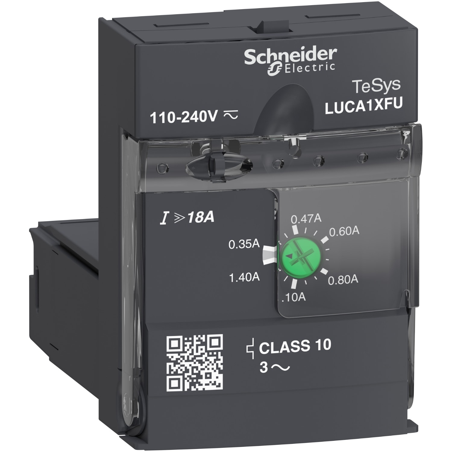 Schneider Electric - TeSys LUCA - unite de controle standard - classe 10 - 0,35..1,4A -110..220Vcc-c