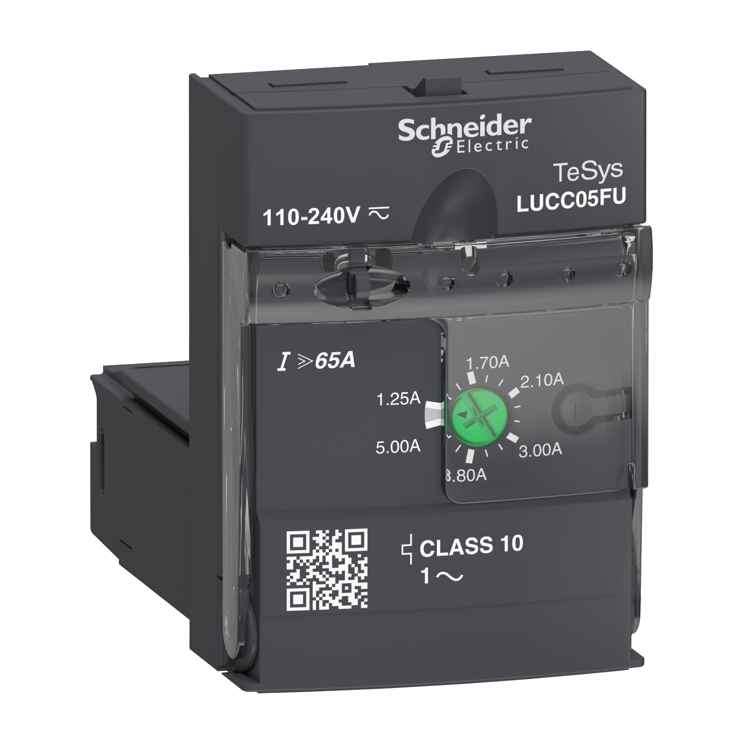 Schneider Electric - TeSys LUCC - unite de controle evolutif - classe 10 - 1,25..5A - 110..220Vcc-ca