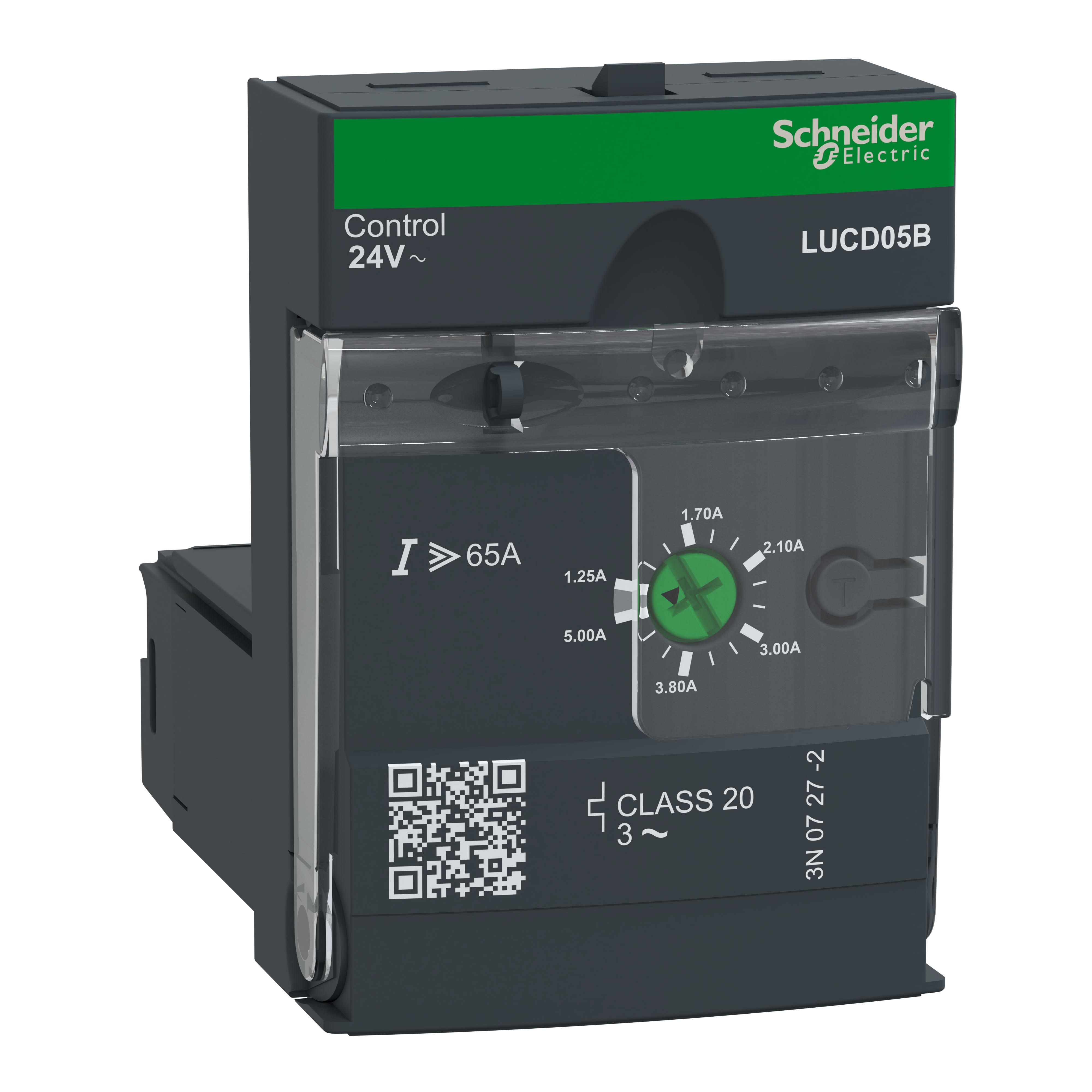 Schneider Electric - TeSys LUCD - unité de contrôle évolutif - classe 20 - 1,25..5A - 24Vca