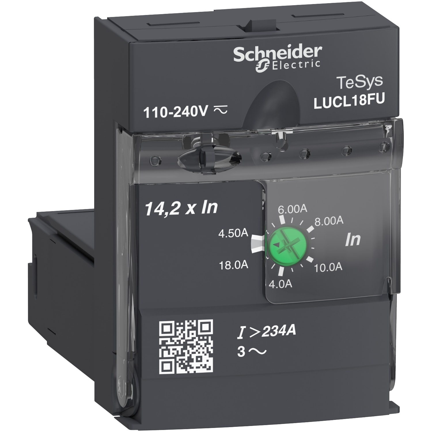 Schneider Electric - TeSys U - U.c. protection magnetique 4,5 -- 18a 110 -- 240v